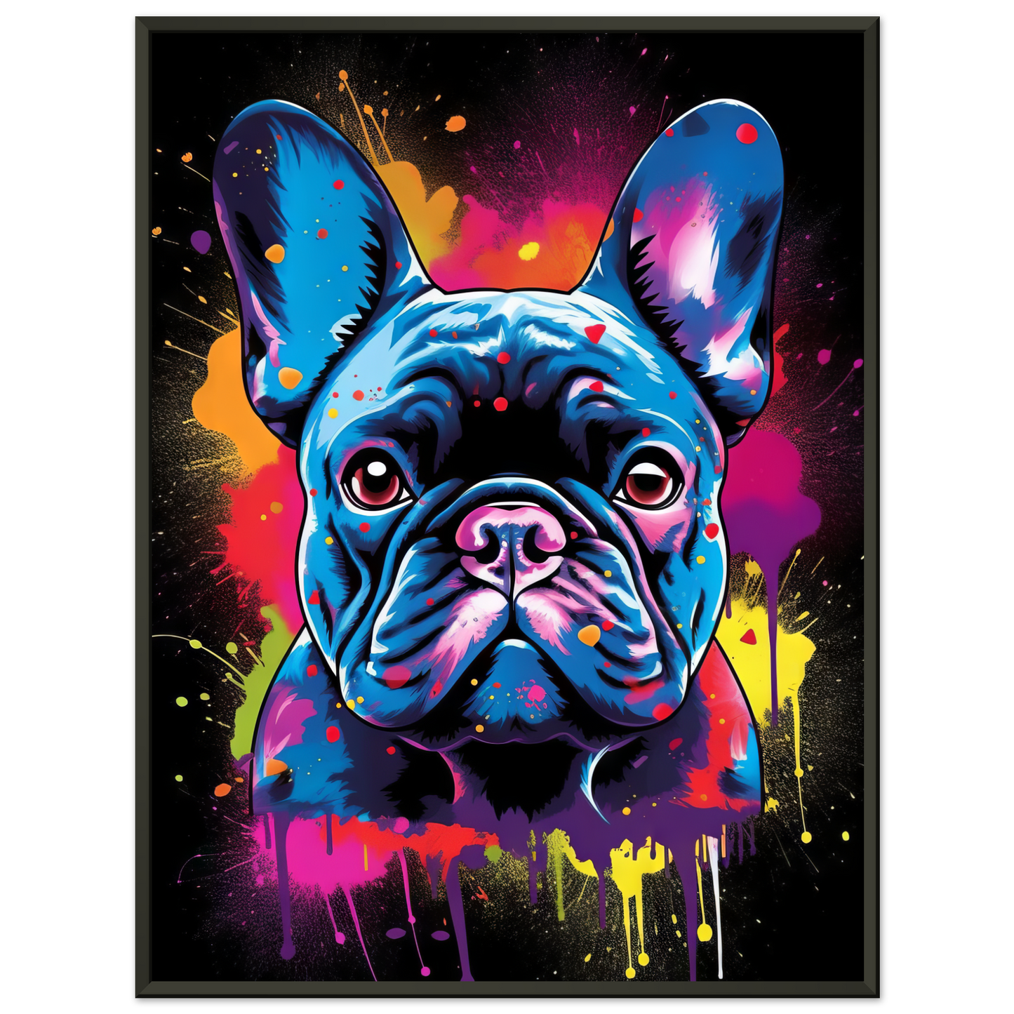 Dog French Bulldog Pop Art (DOG68)