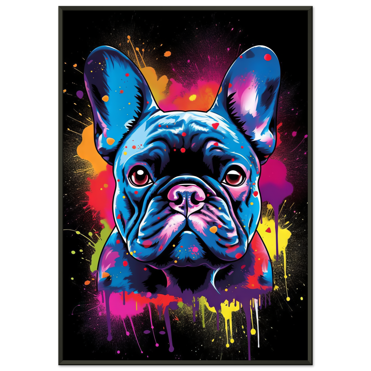 Dog French Bulldog Pop Art (DOG68)