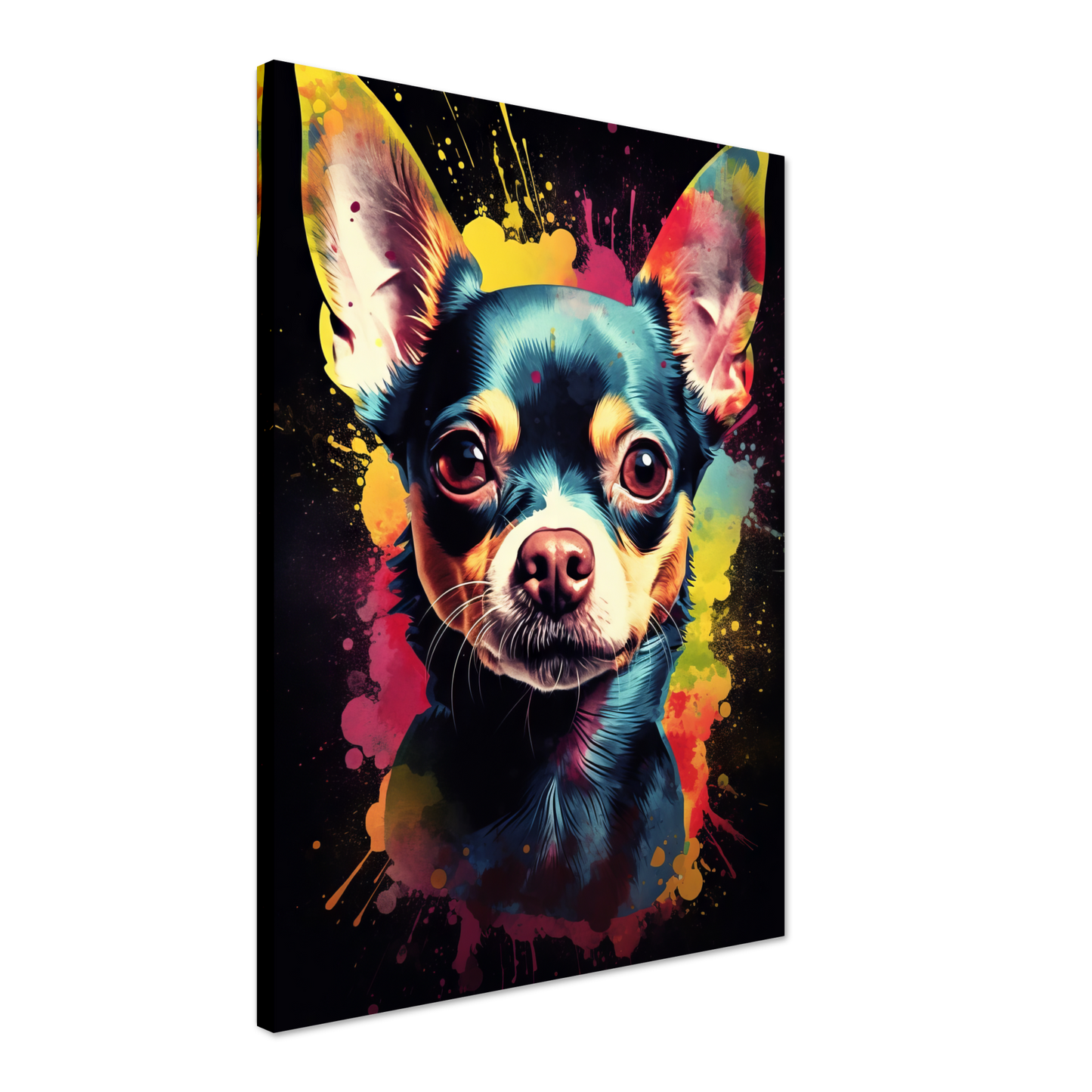 Dog Chihuahua pop art (DOG69)