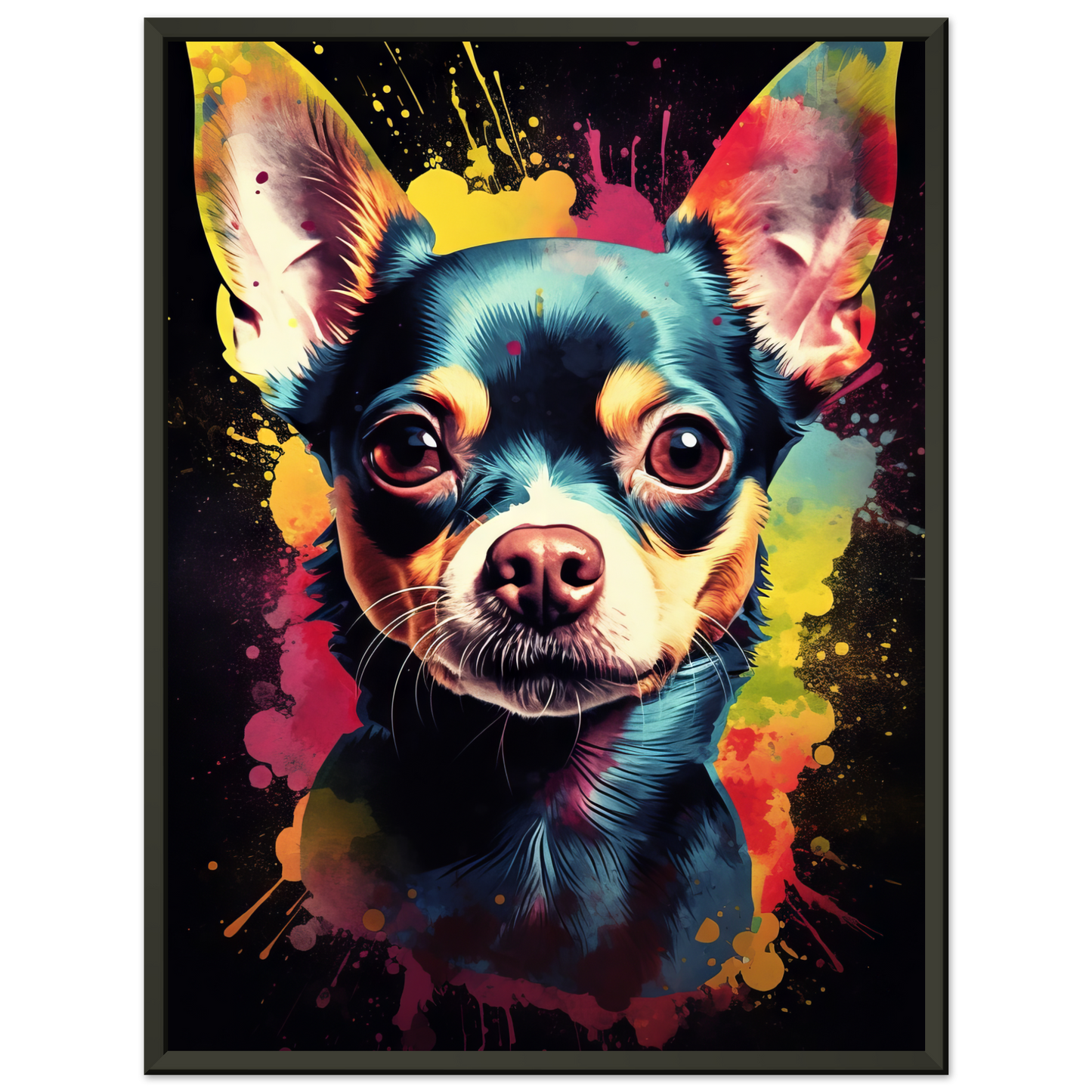Dog Chihuahua pop art (DOG69)
