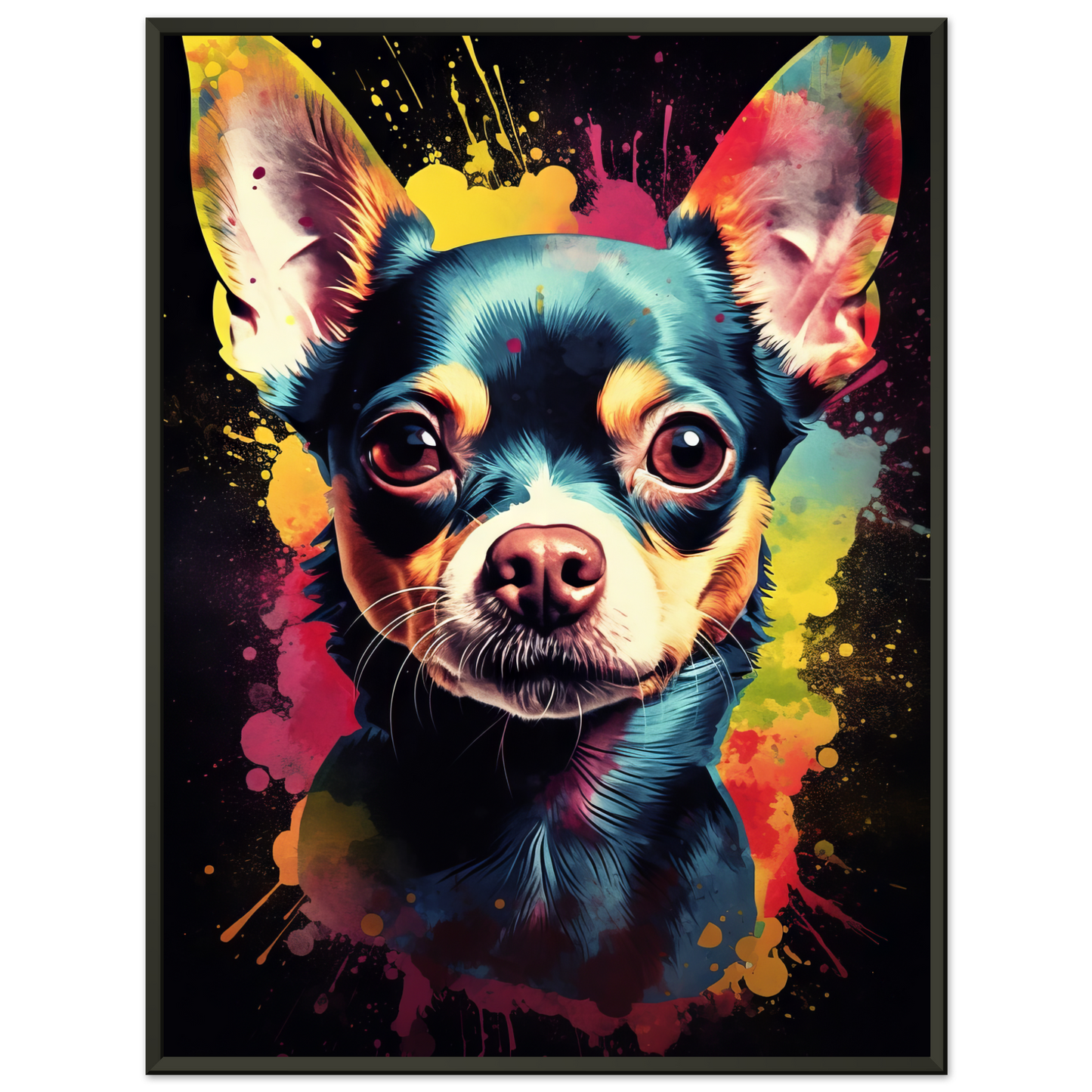 Dog Chihuahua pop art (DOG69)