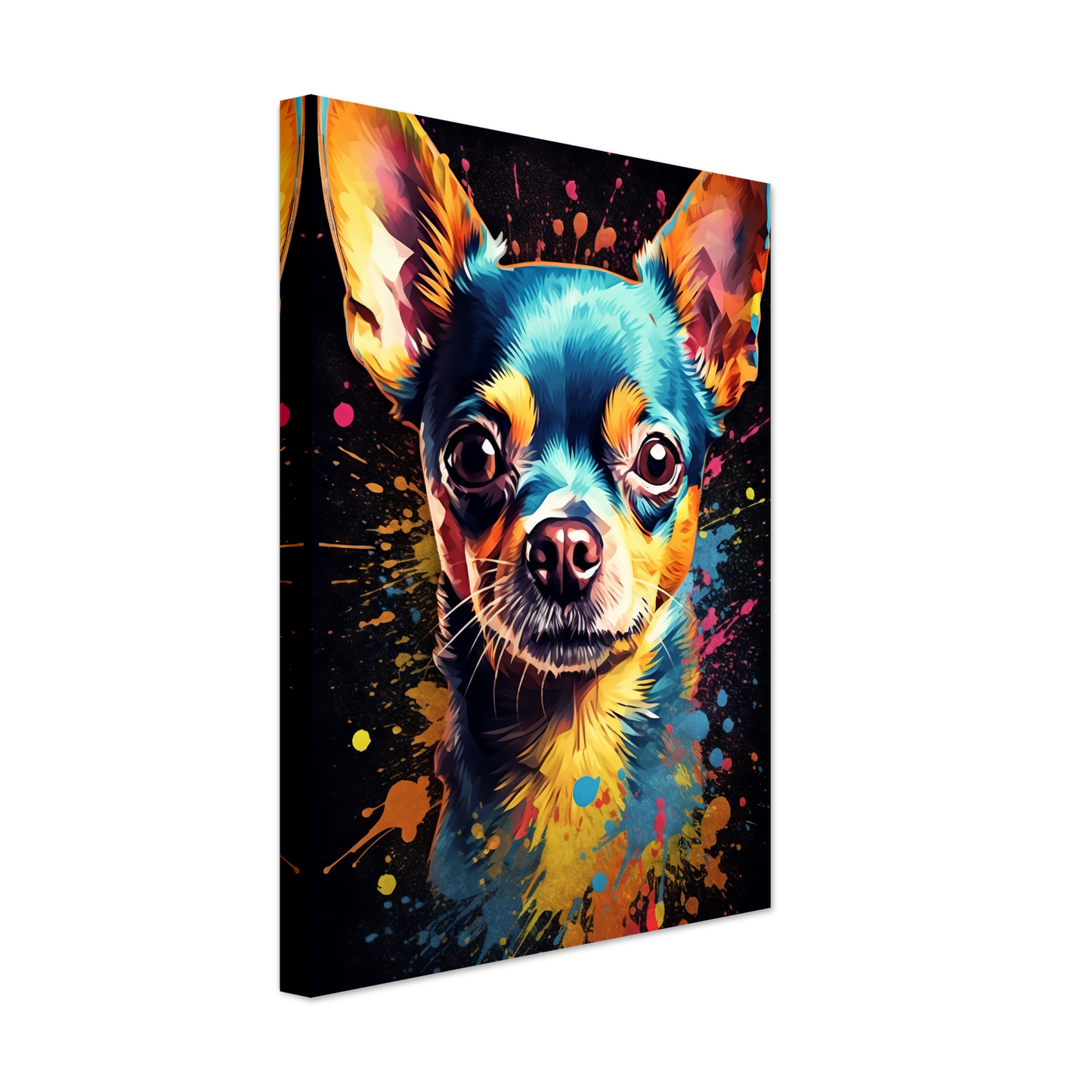 Dog Chihuahua pop art (DOG70)