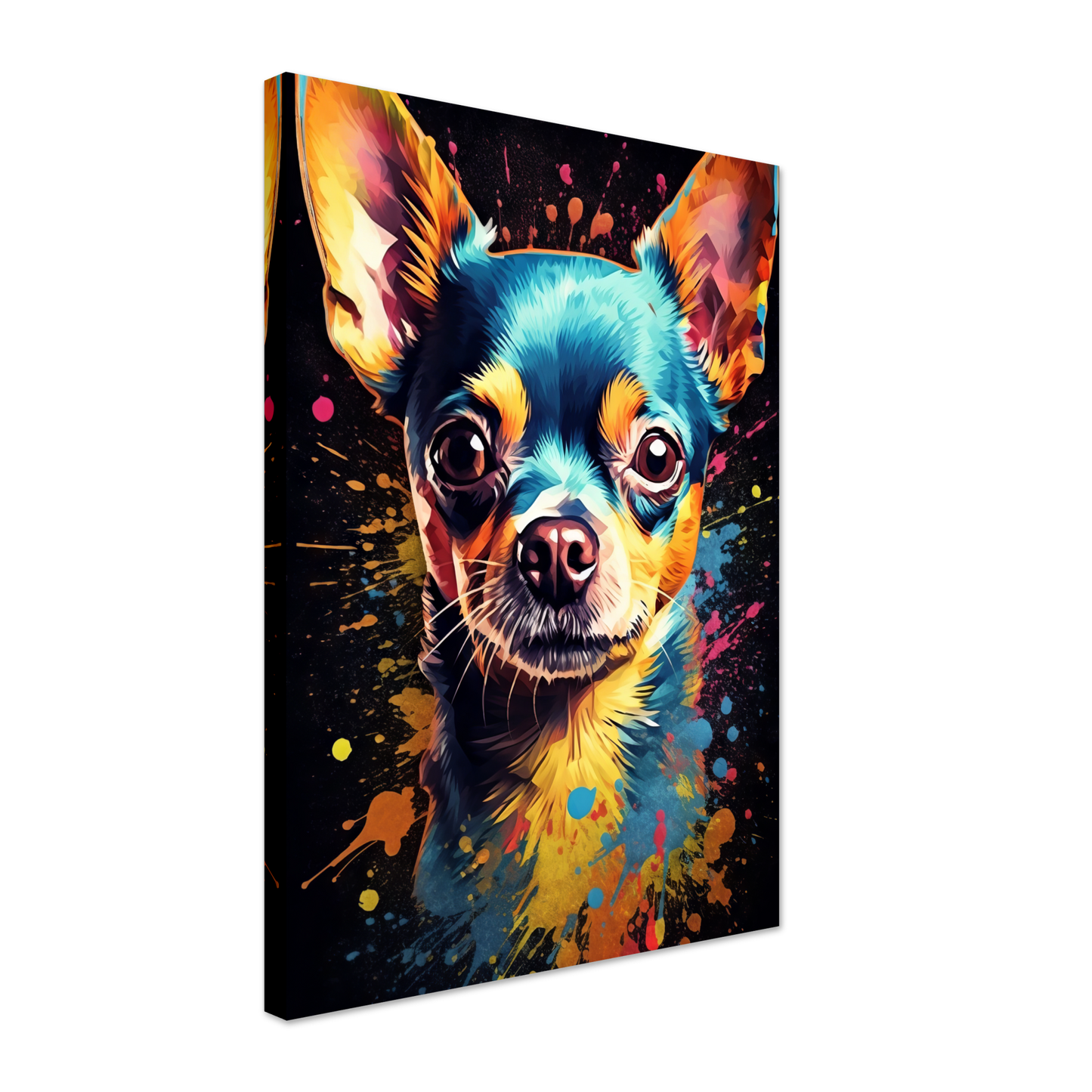 Dog Chihuahua pop art (DOG70)