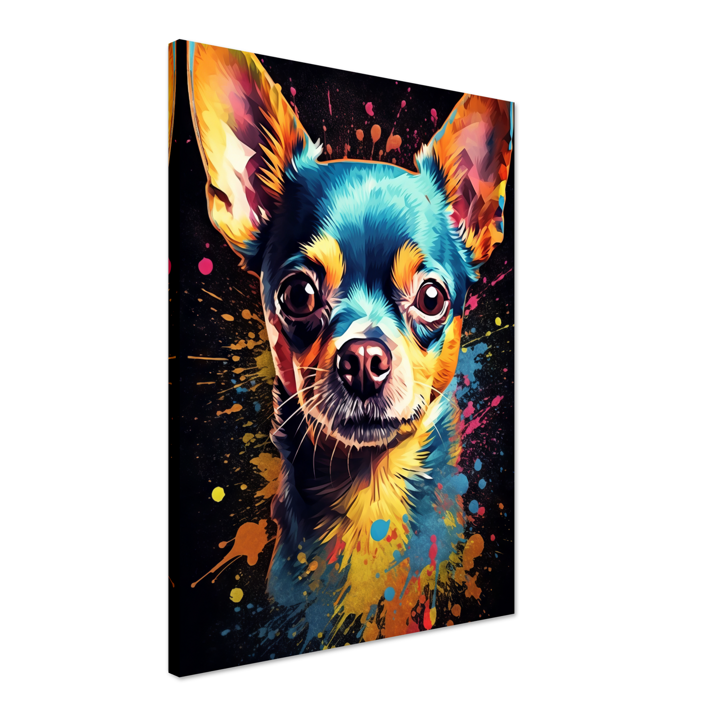 Dog Chihuahua pop art (DOG70)