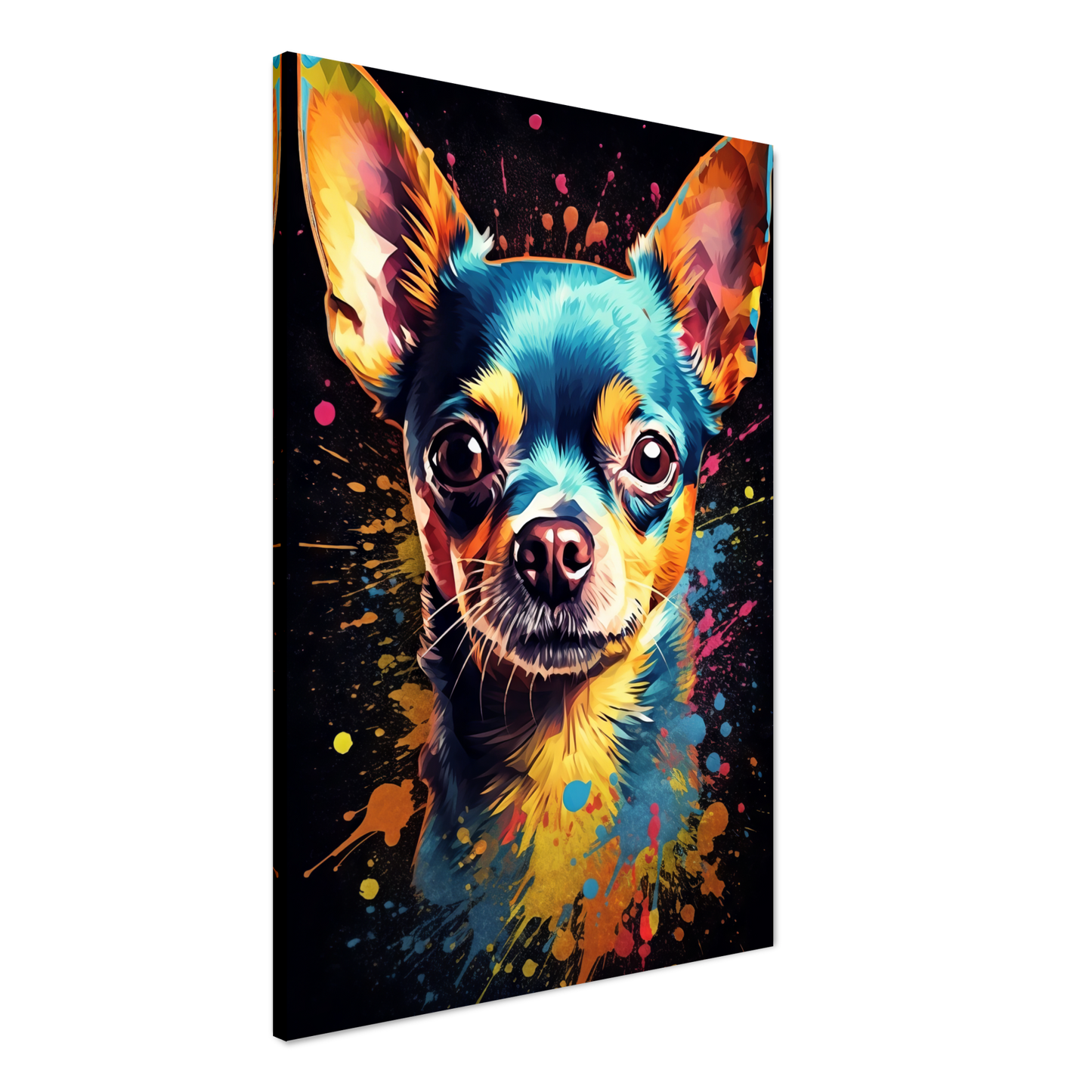 Dog Chihuahua pop art (DOG70)