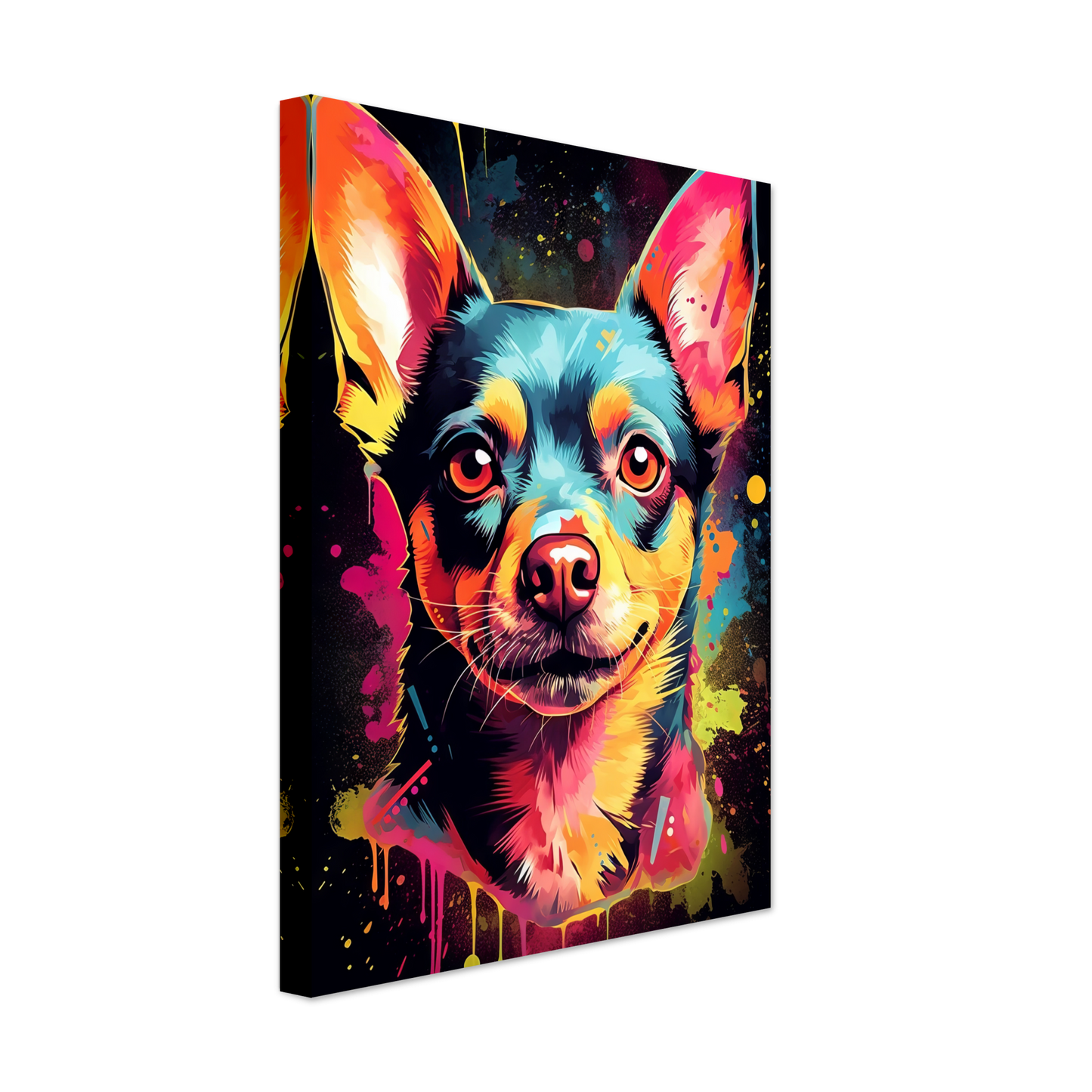 Dog Chihuahua pop art (DOG72)