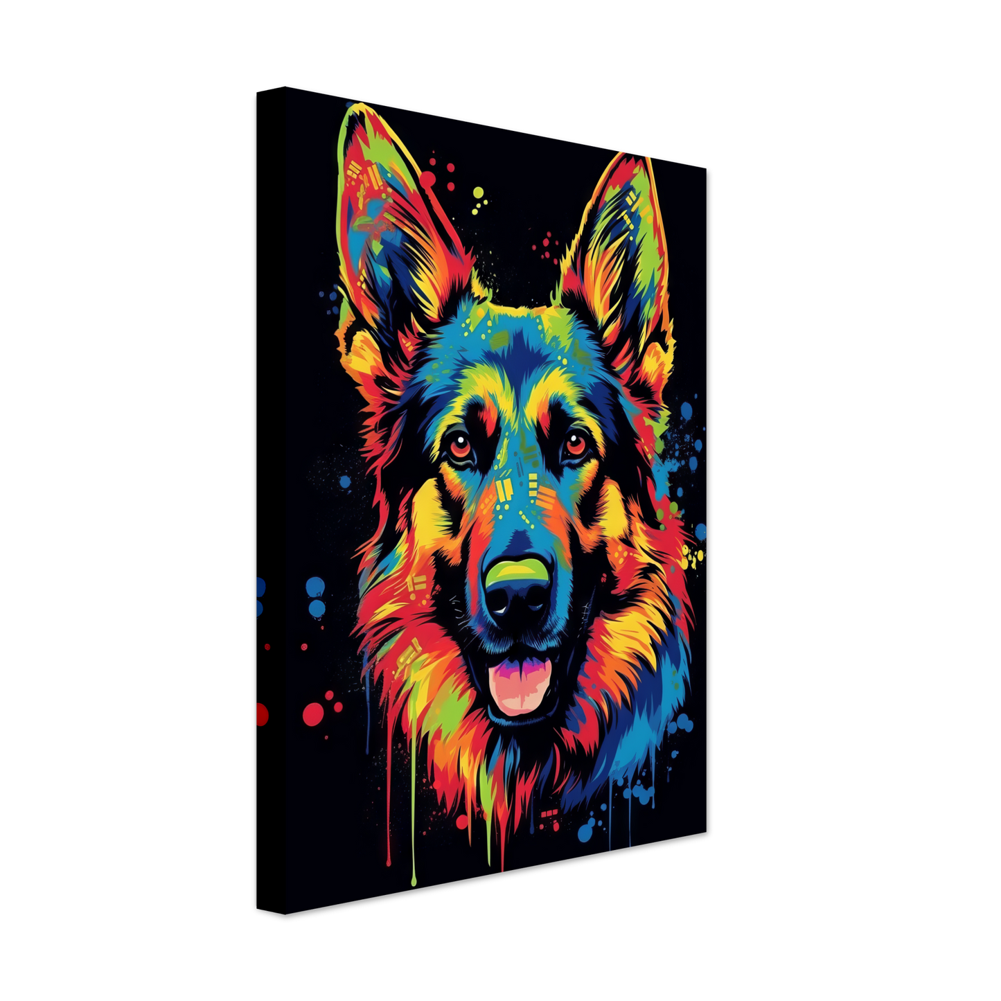 Dog German Shepherd Pop Art (DOG74)
