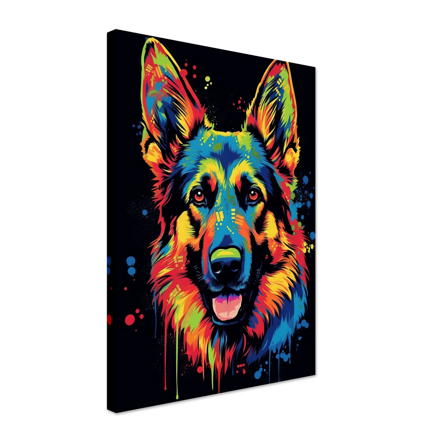 Dog German Shepherd Pop Art (DOG74)
