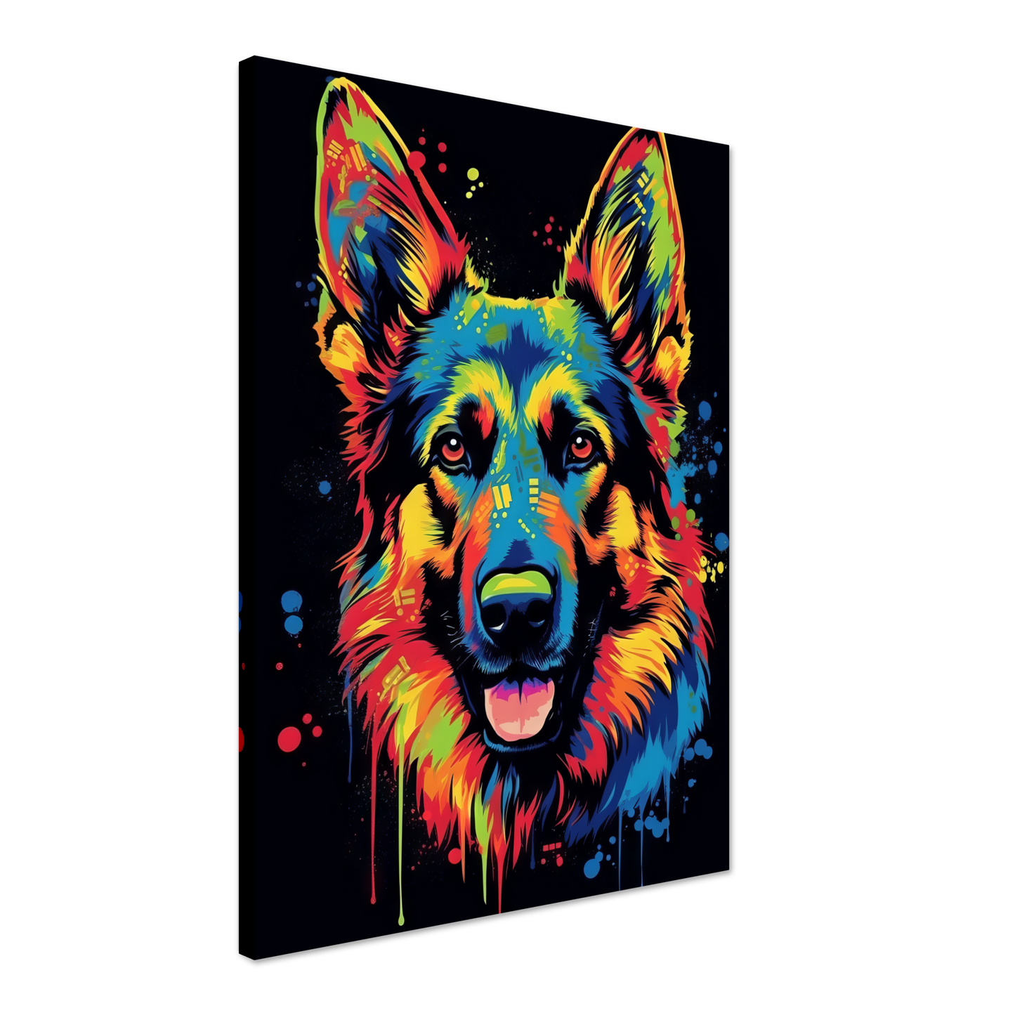 Dog German Shepherd Pop Art (DOG74)