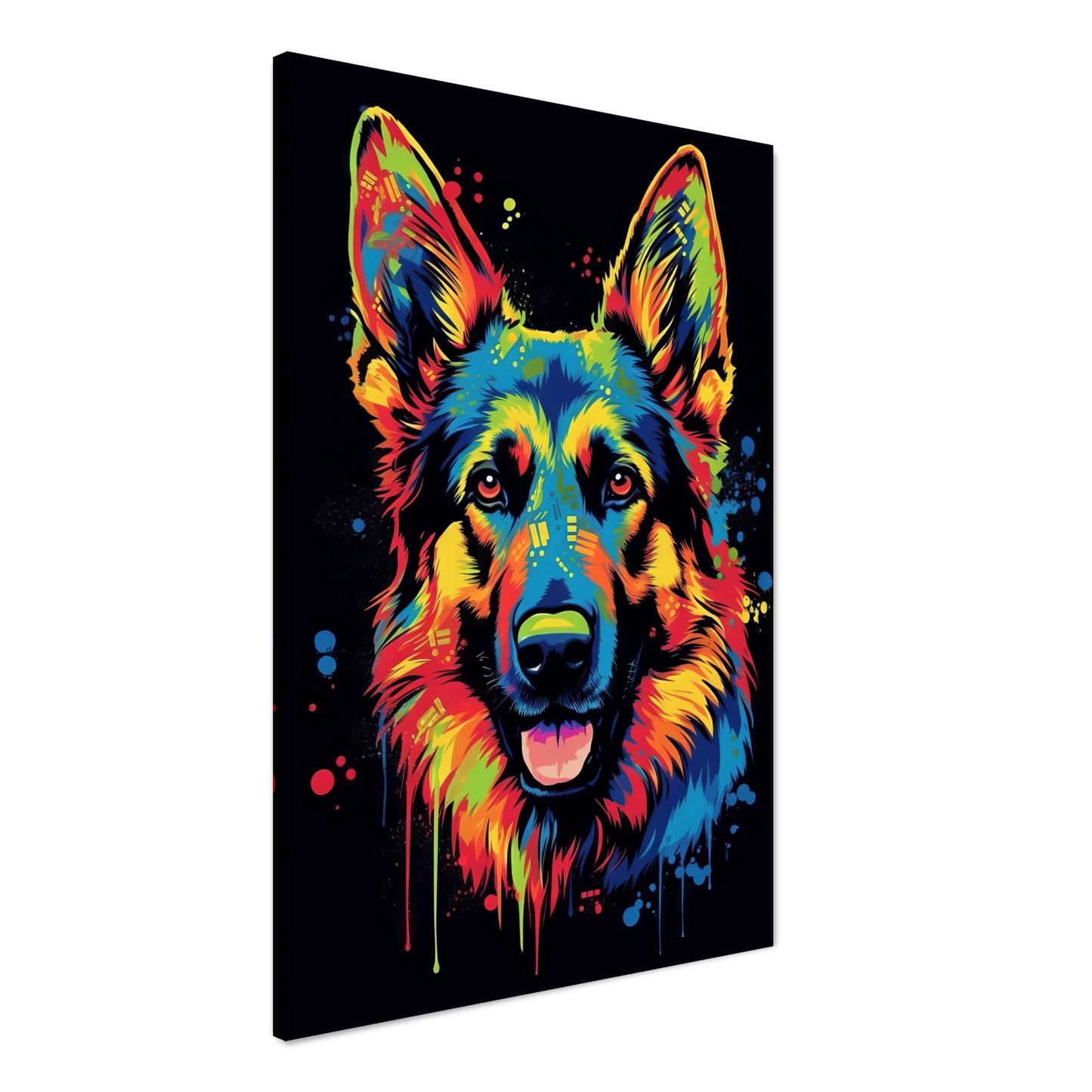 Dog German Shepherd Pop Art (DOG74)