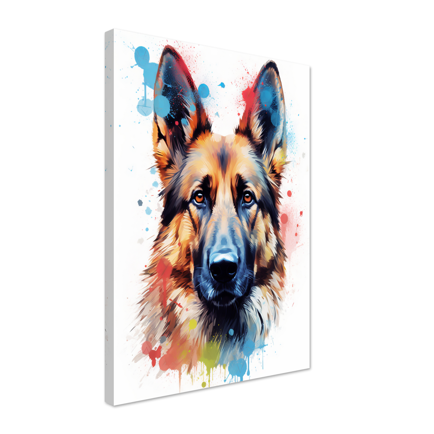 Dog German Shepherd Pop Art (DOG80)