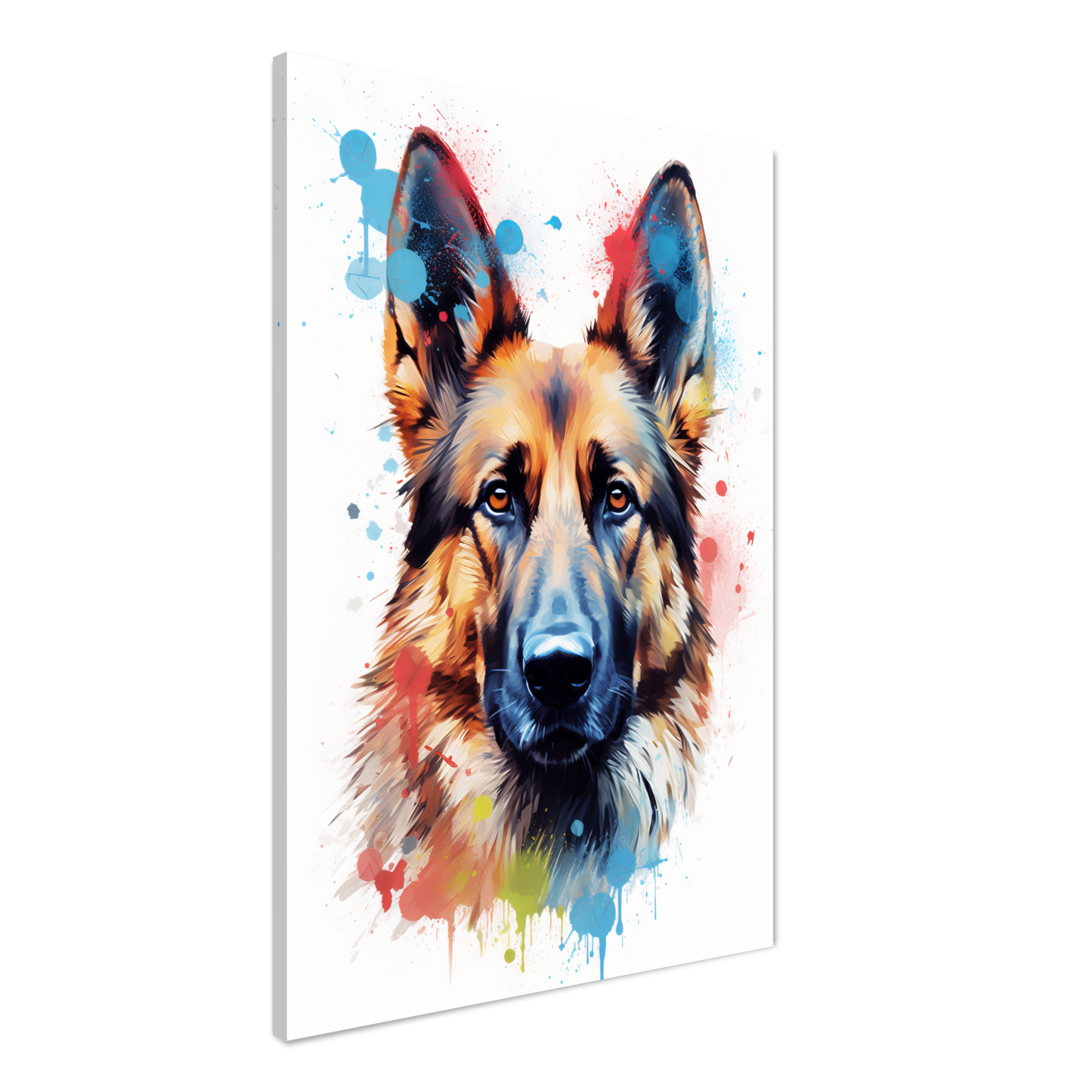 Dog German Shepherd Pop Art (DOG80)