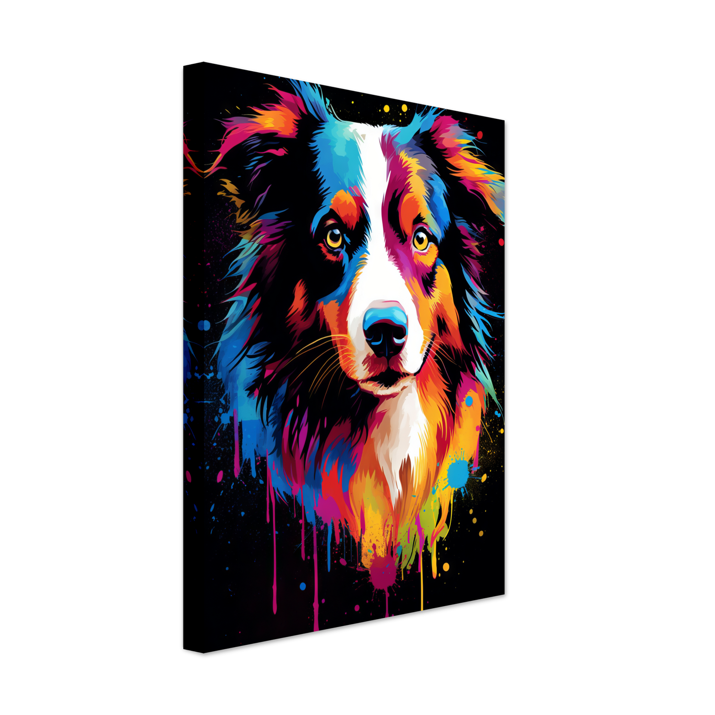 Dog collie pop art (DOG81)