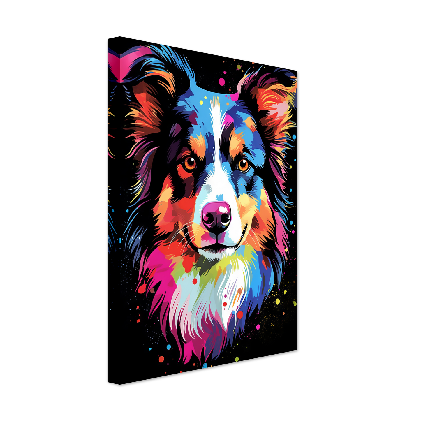 Dog collie pop art (DOG82)