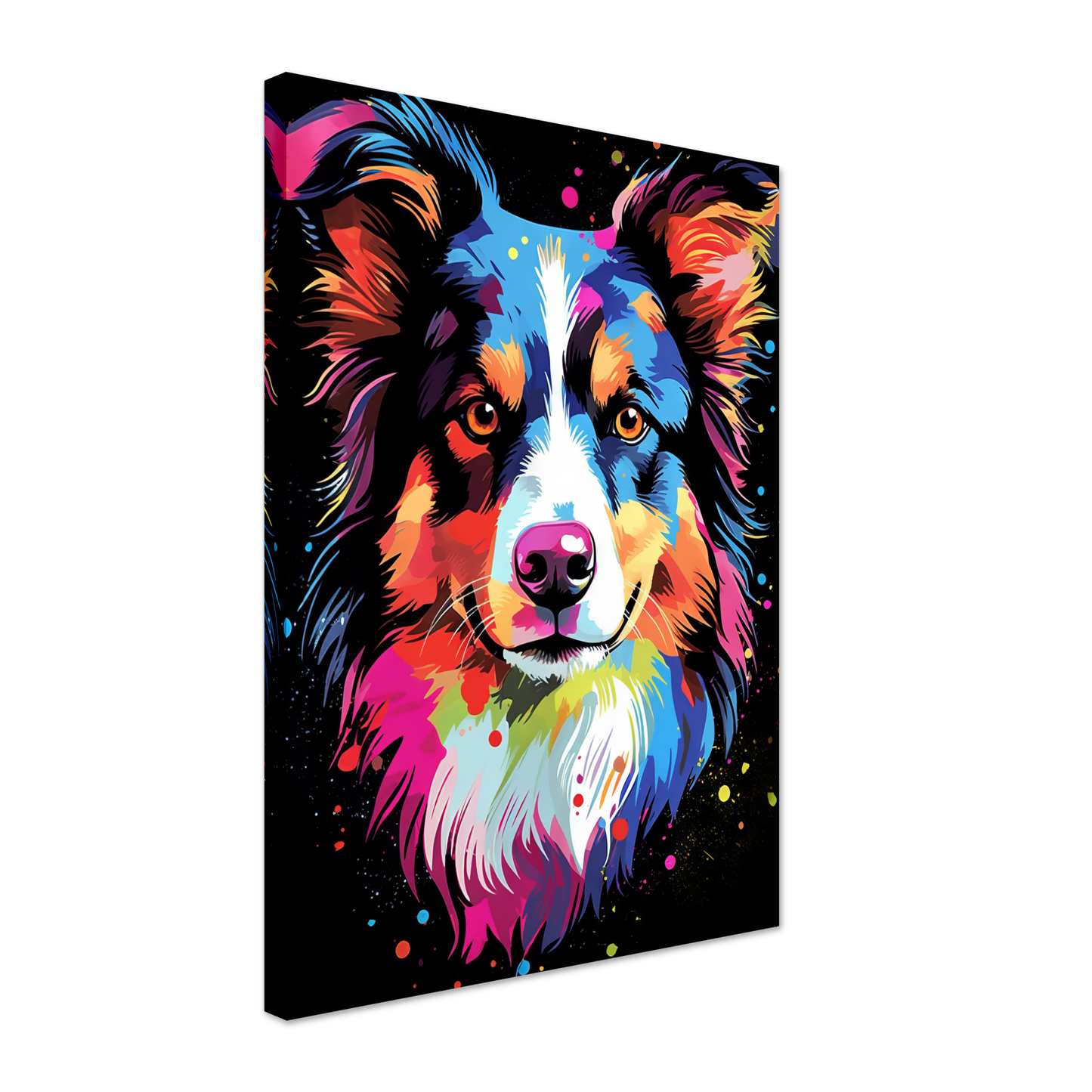 Dog collie pop art (DOG82)