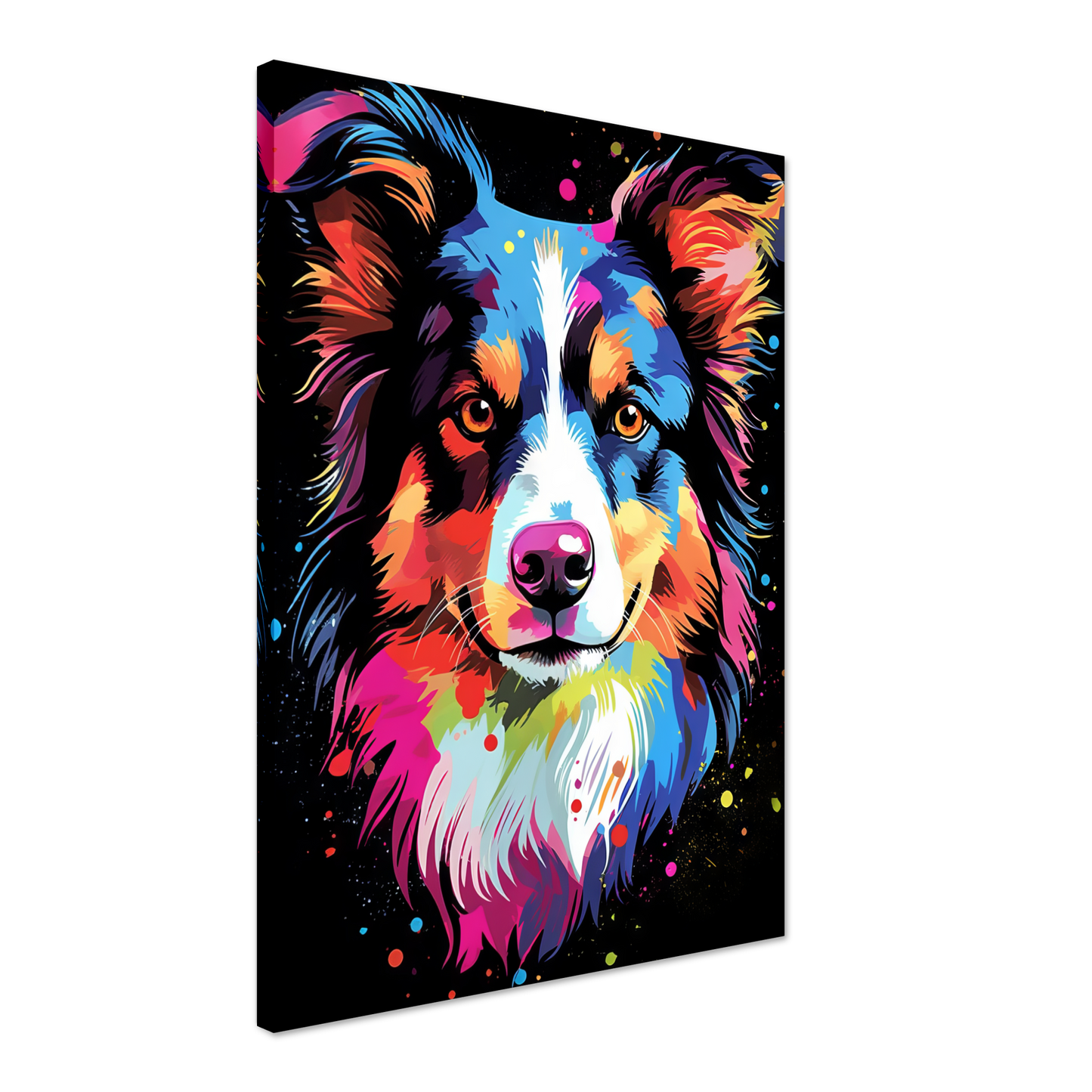 Dog collie pop art (DOG82)