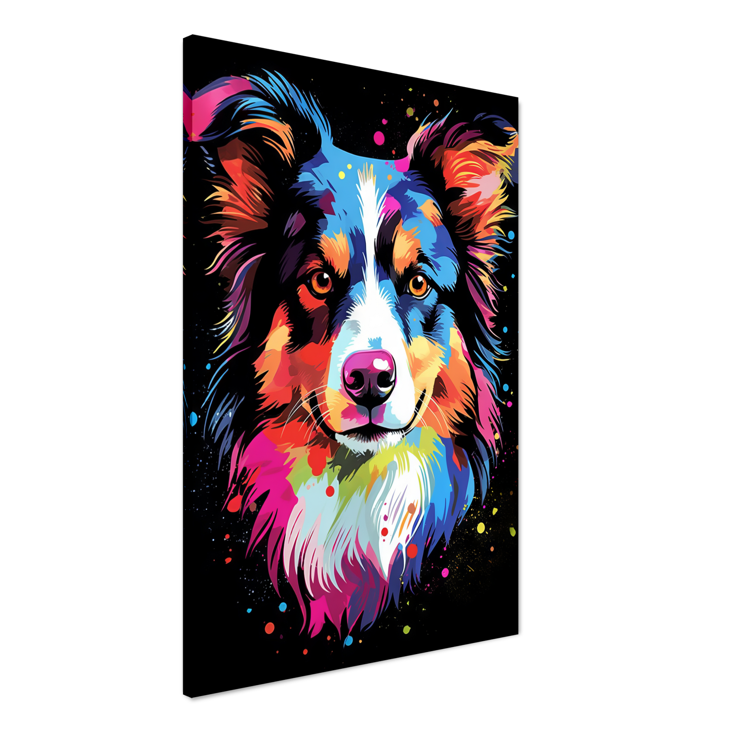 Dog collie pop art (DOG82)