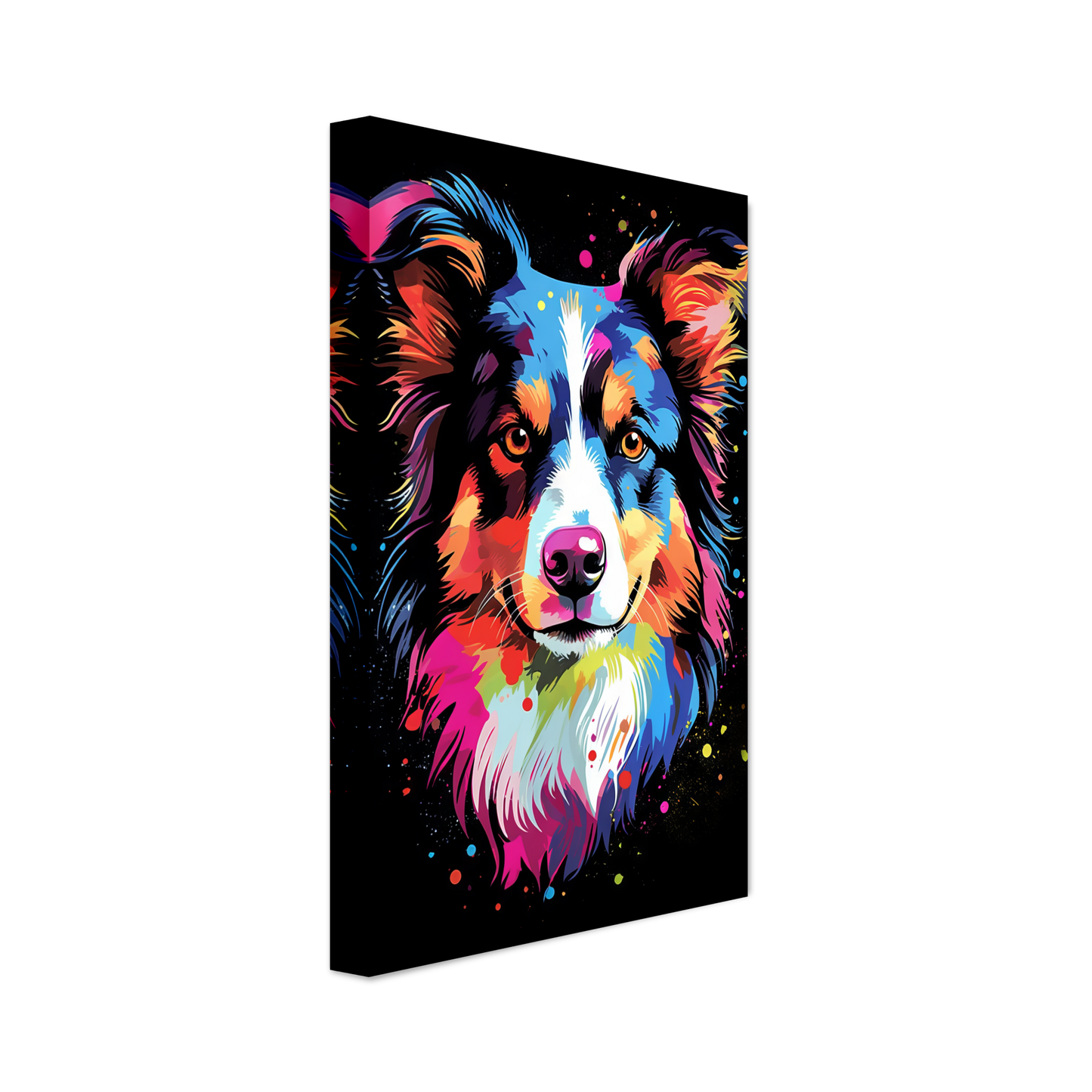 Dog collie pop art (DOG82)