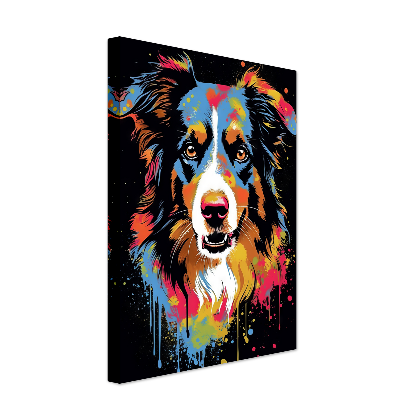 Dog collie pop art (DOG83)