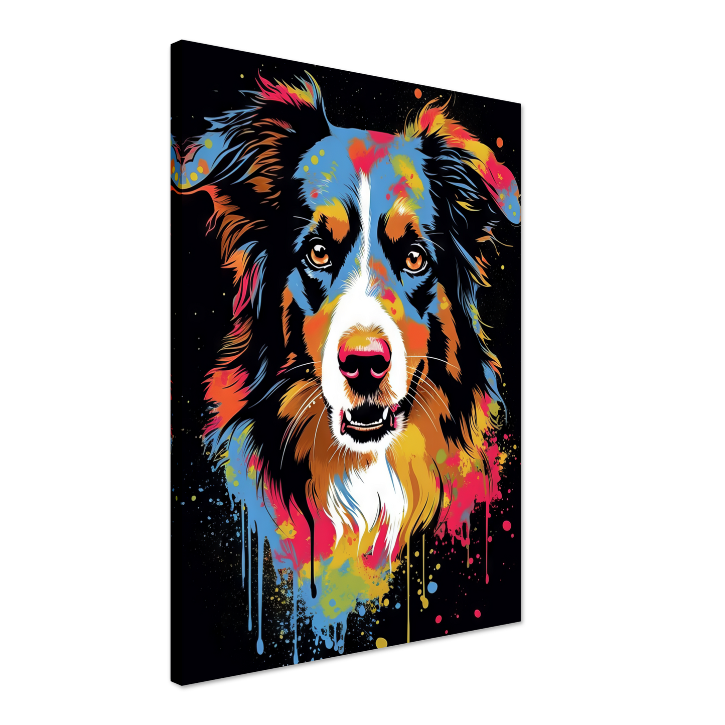 Dog collie pop art (DOG83)
