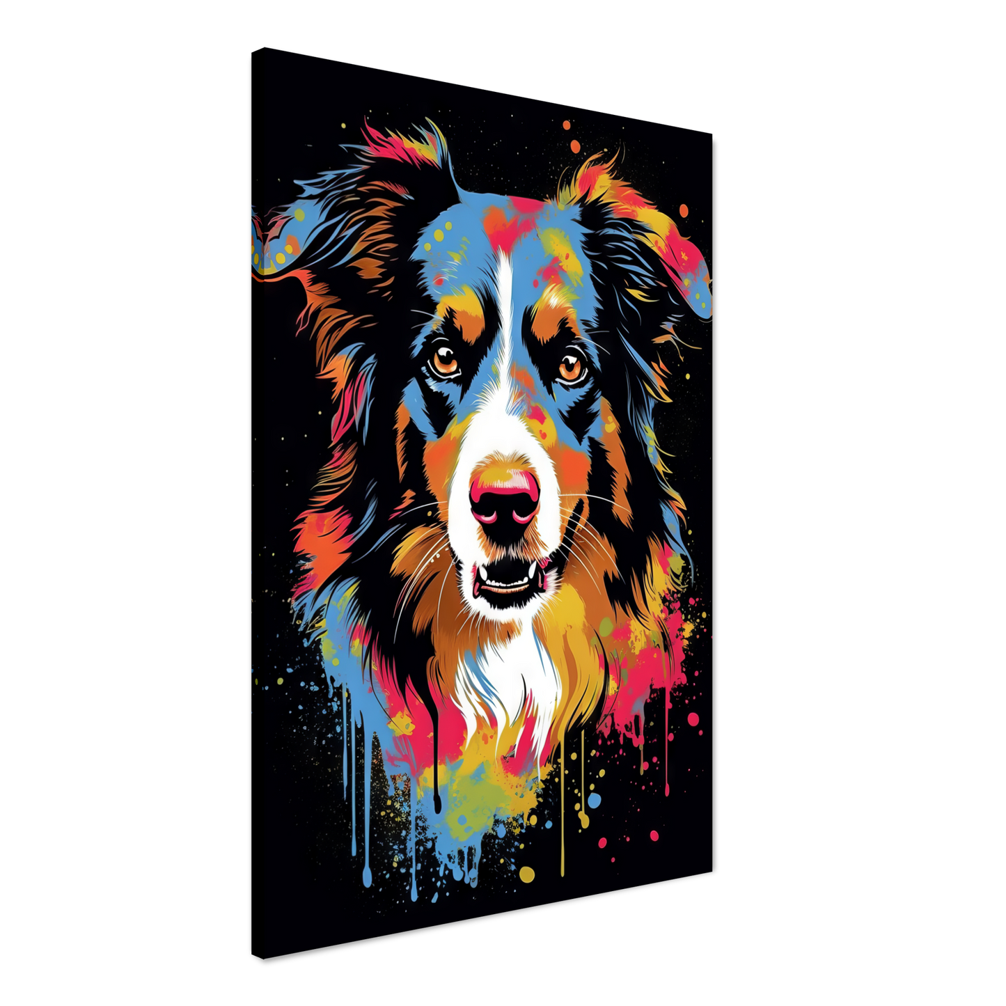Dog collie pop art (DOG83)