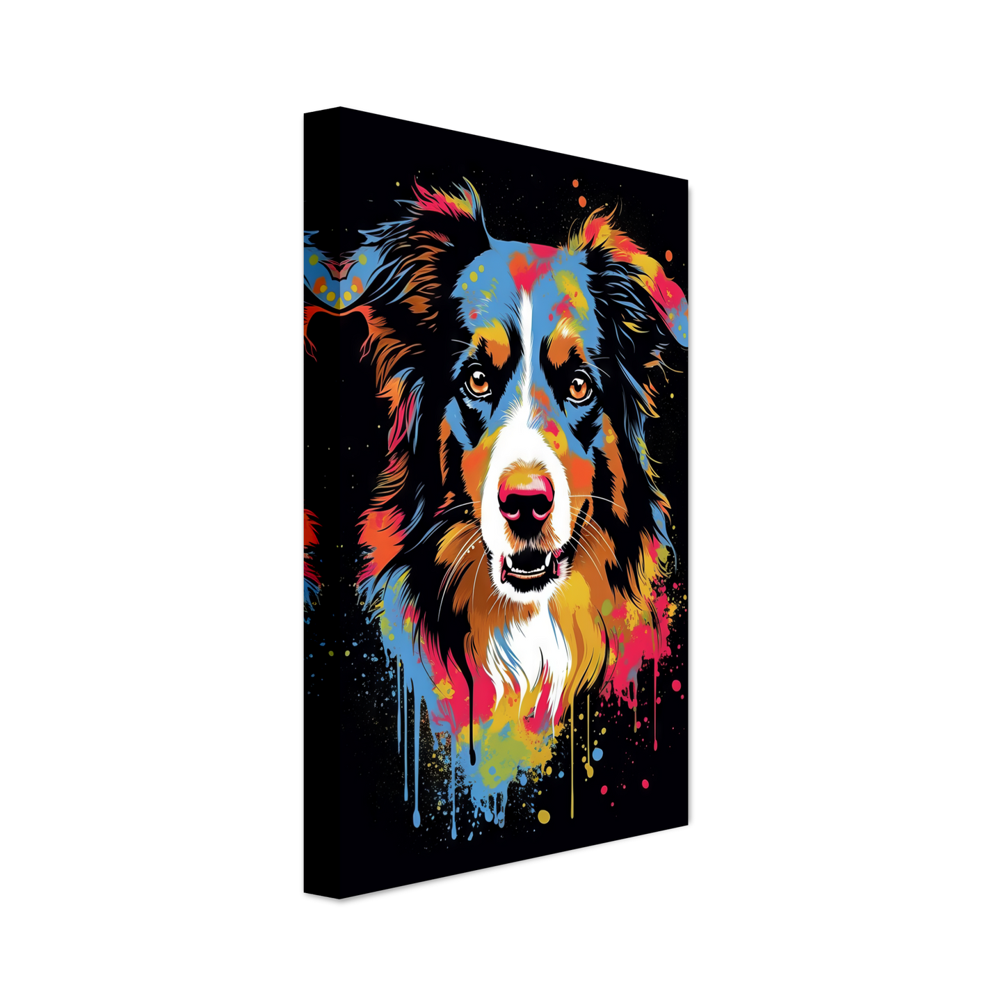Dog collie pop art (DOG83)