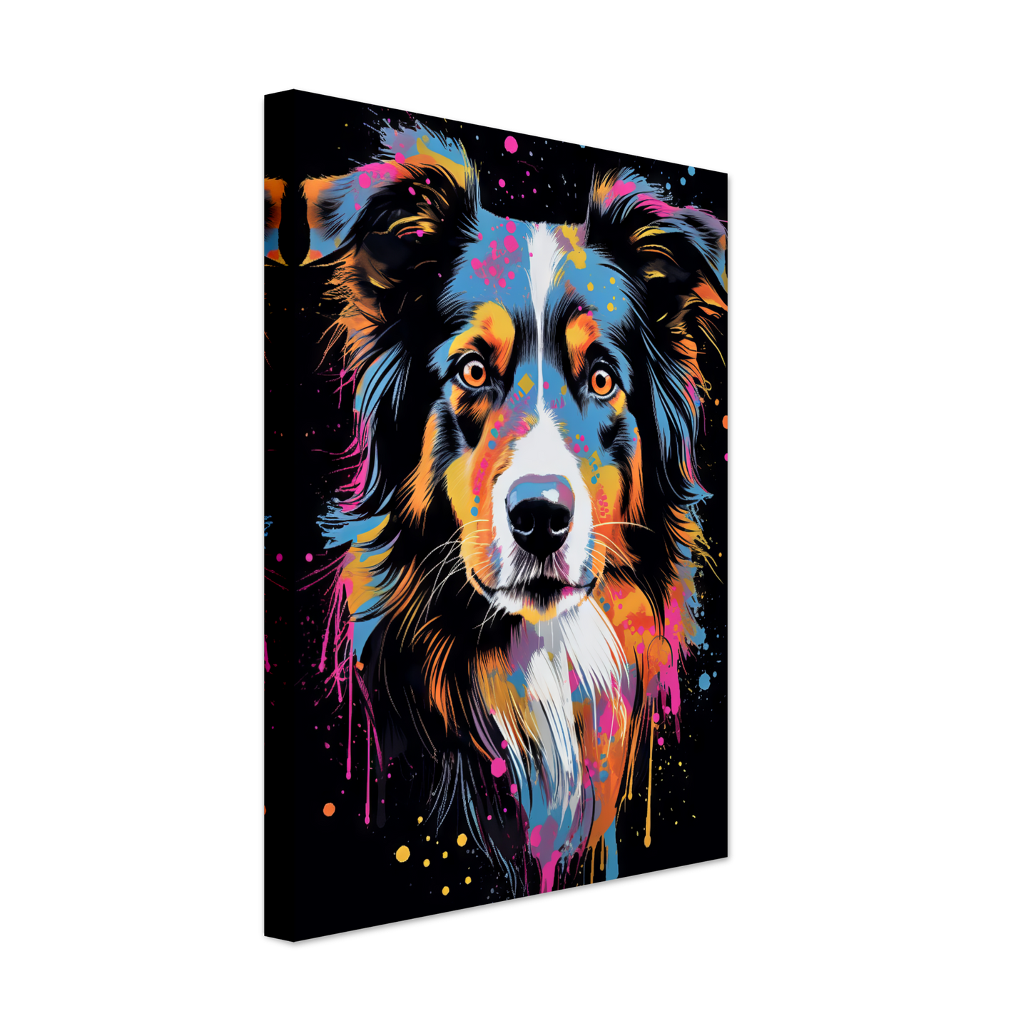 Dog collie pop art (DOG84)