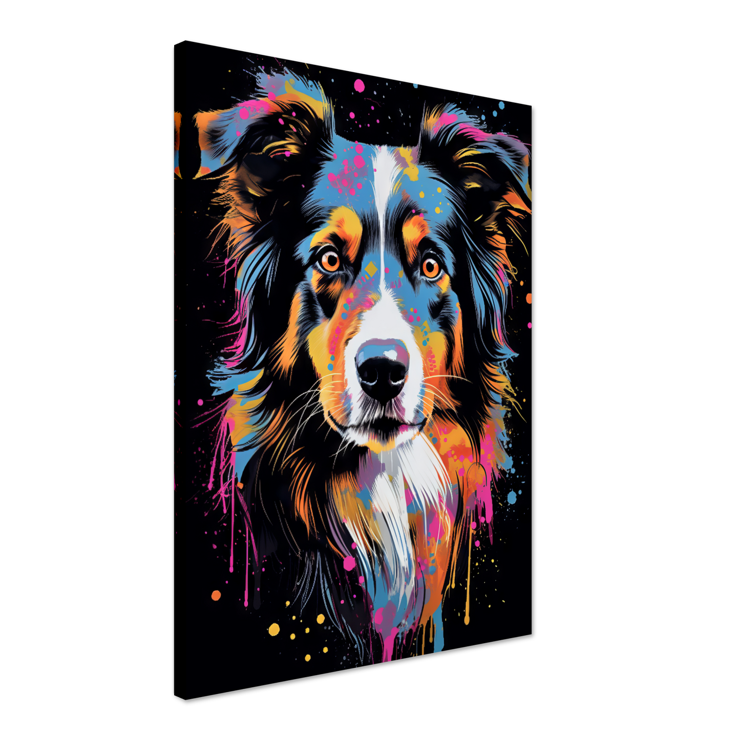 Dog collie pop art (DOG84)