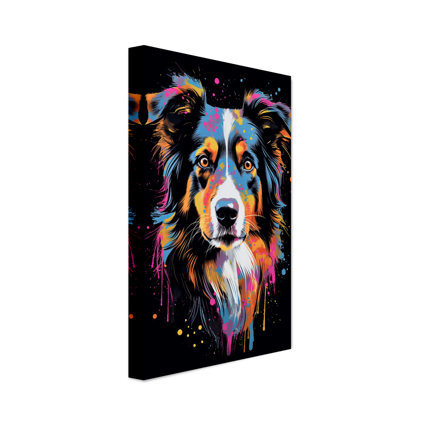 Dog collie pop art (DOG84)