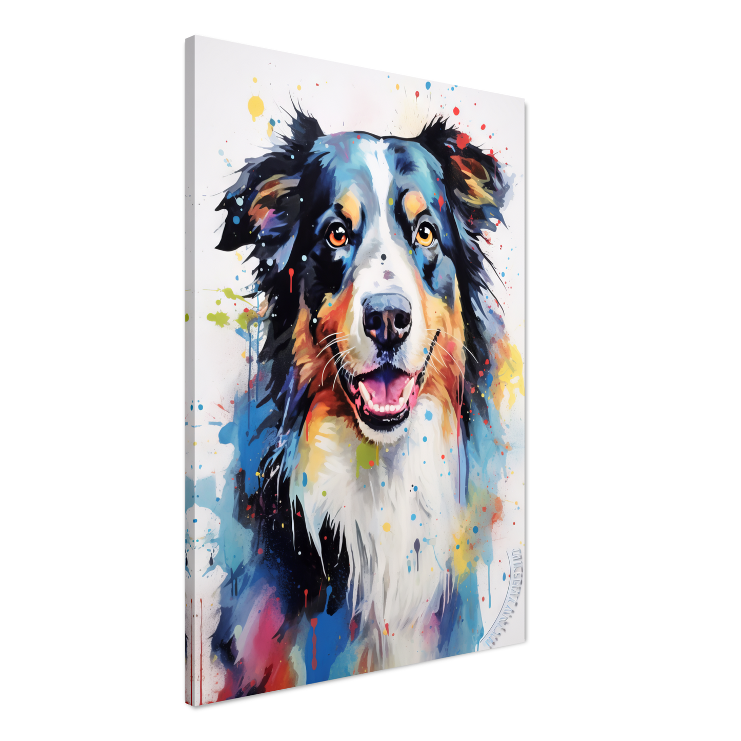 Dog collie pop art (DOG85)