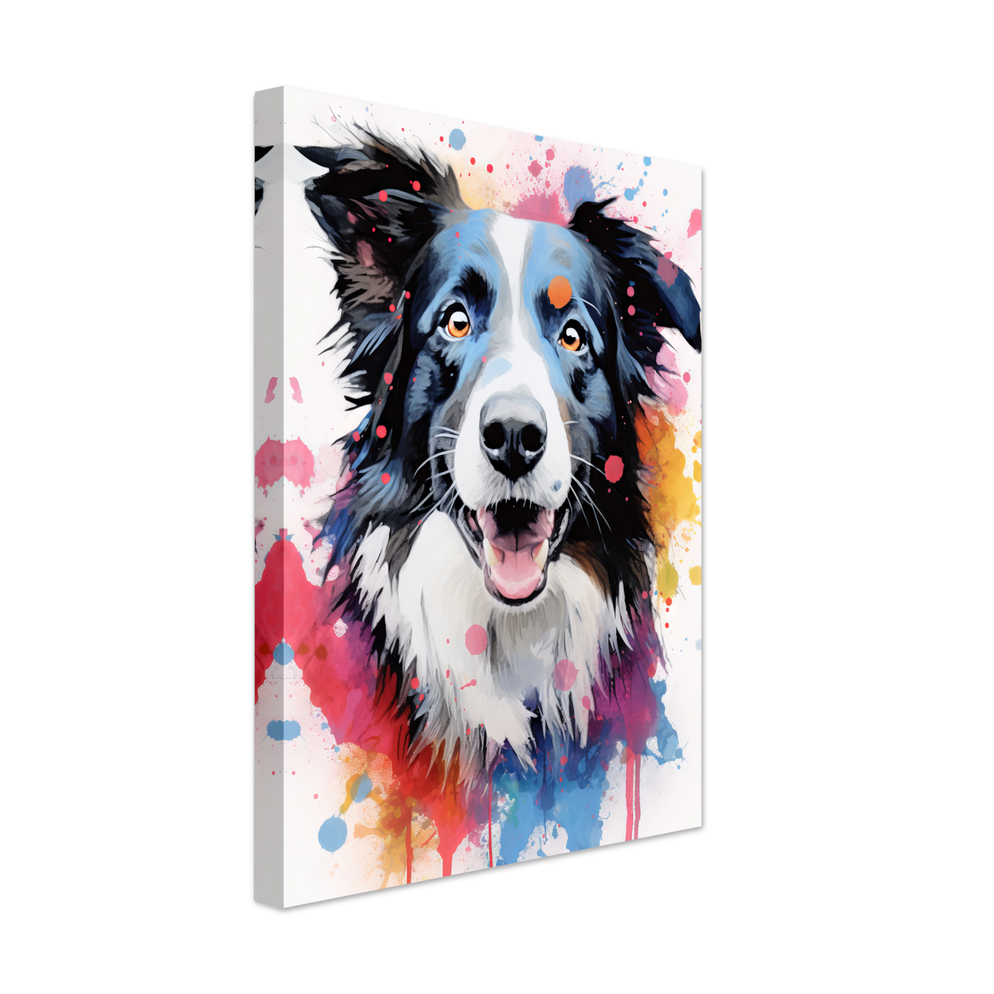 Dog collie pop art (DOG86)