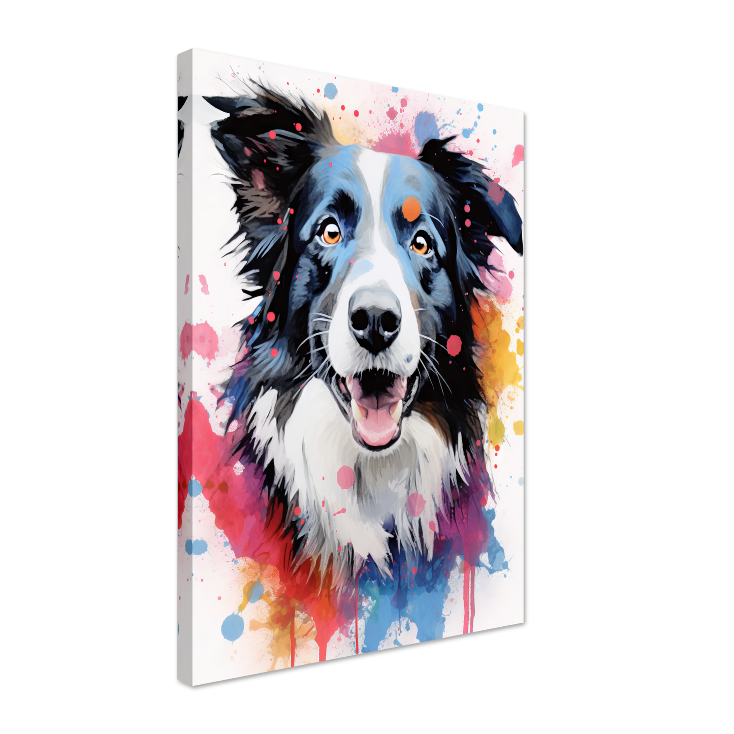 Dog collie pop art (DOG86)