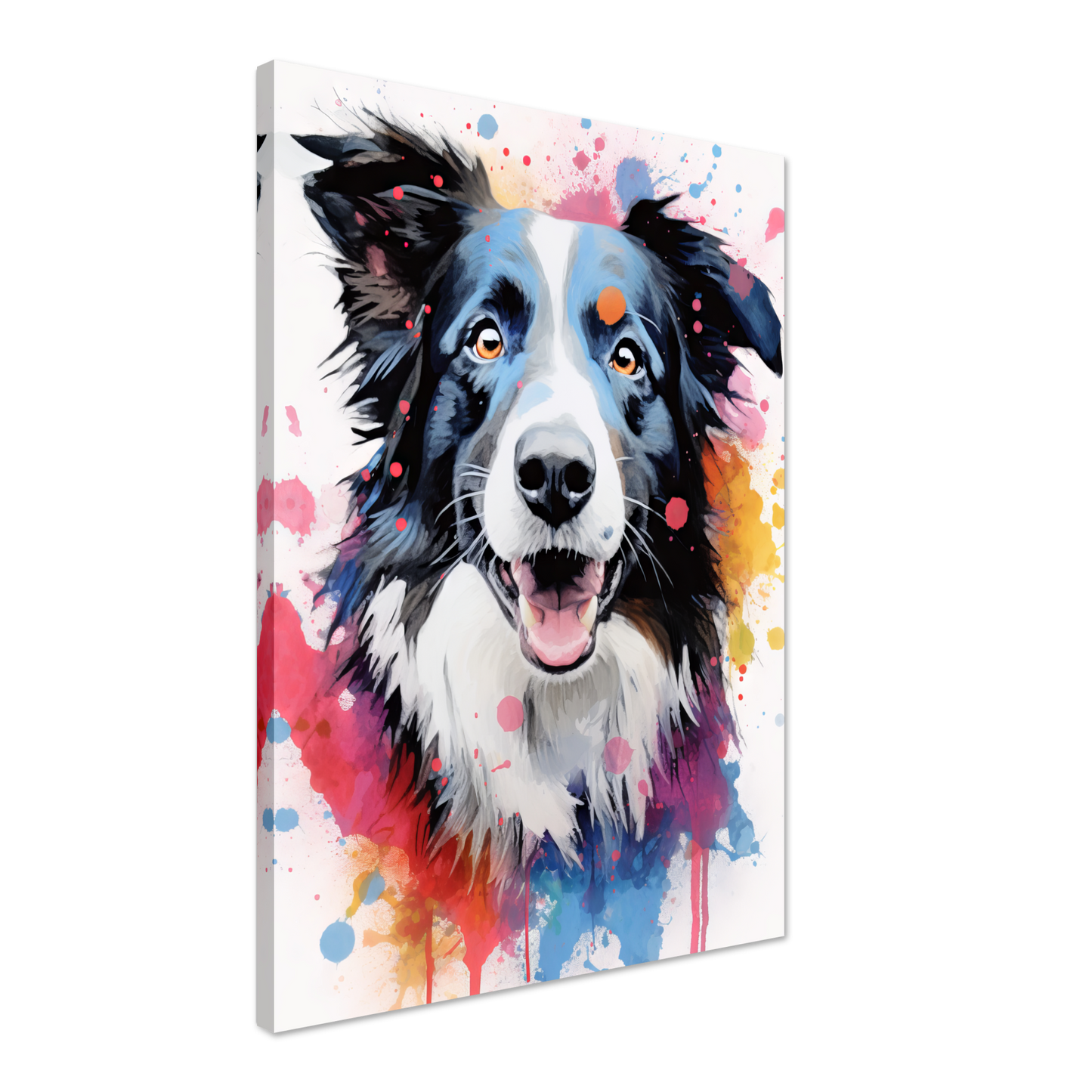 Dog collie pop art (DOG86)