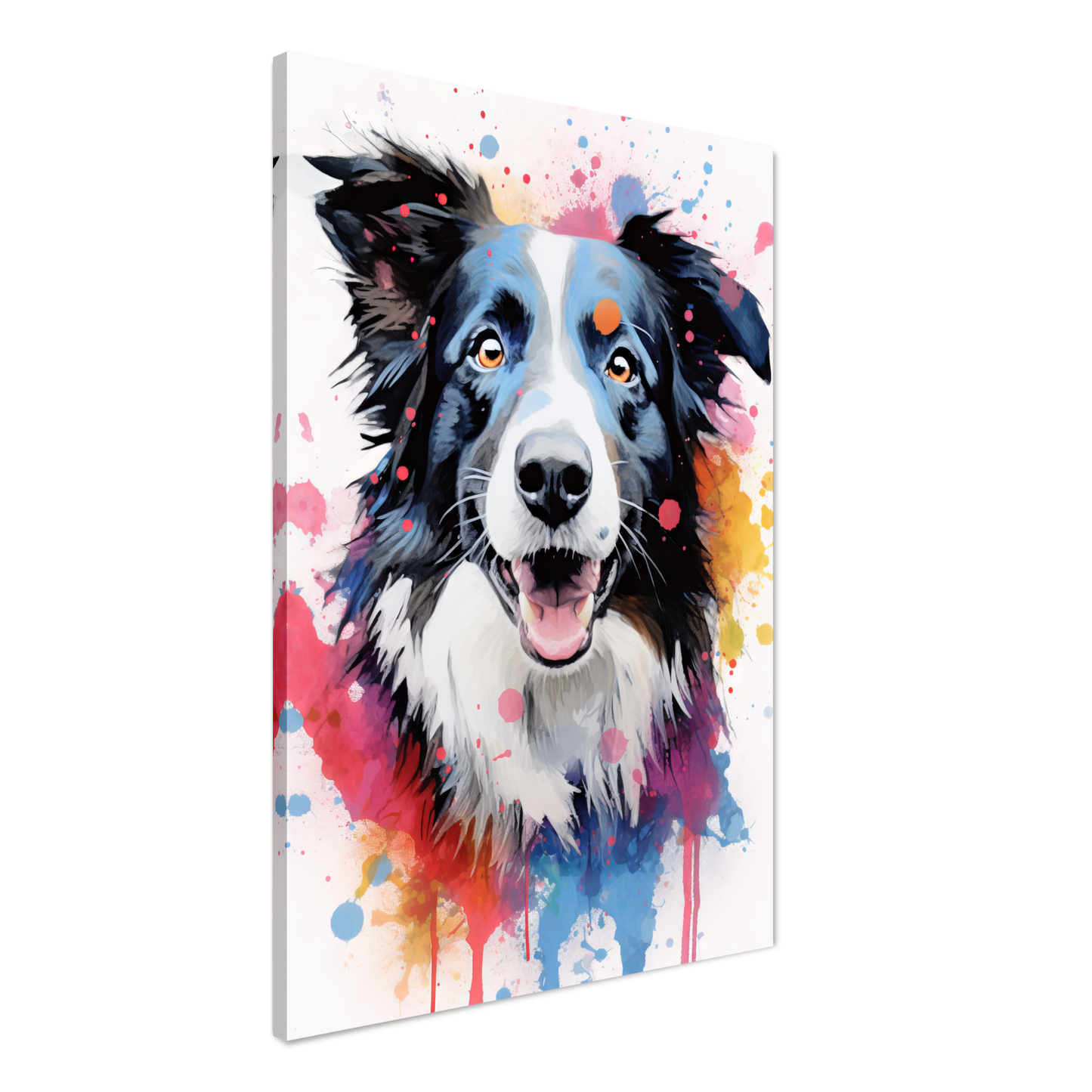 Dog collie pop art (DOG86)