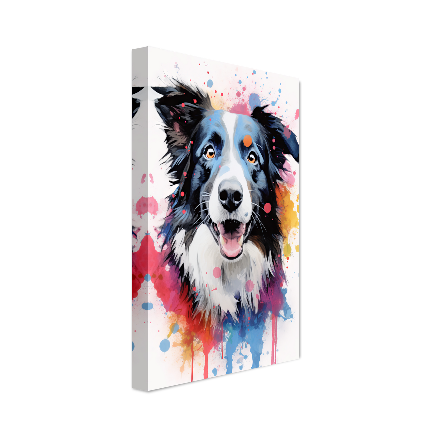 Dog collie pop art (DOG86)