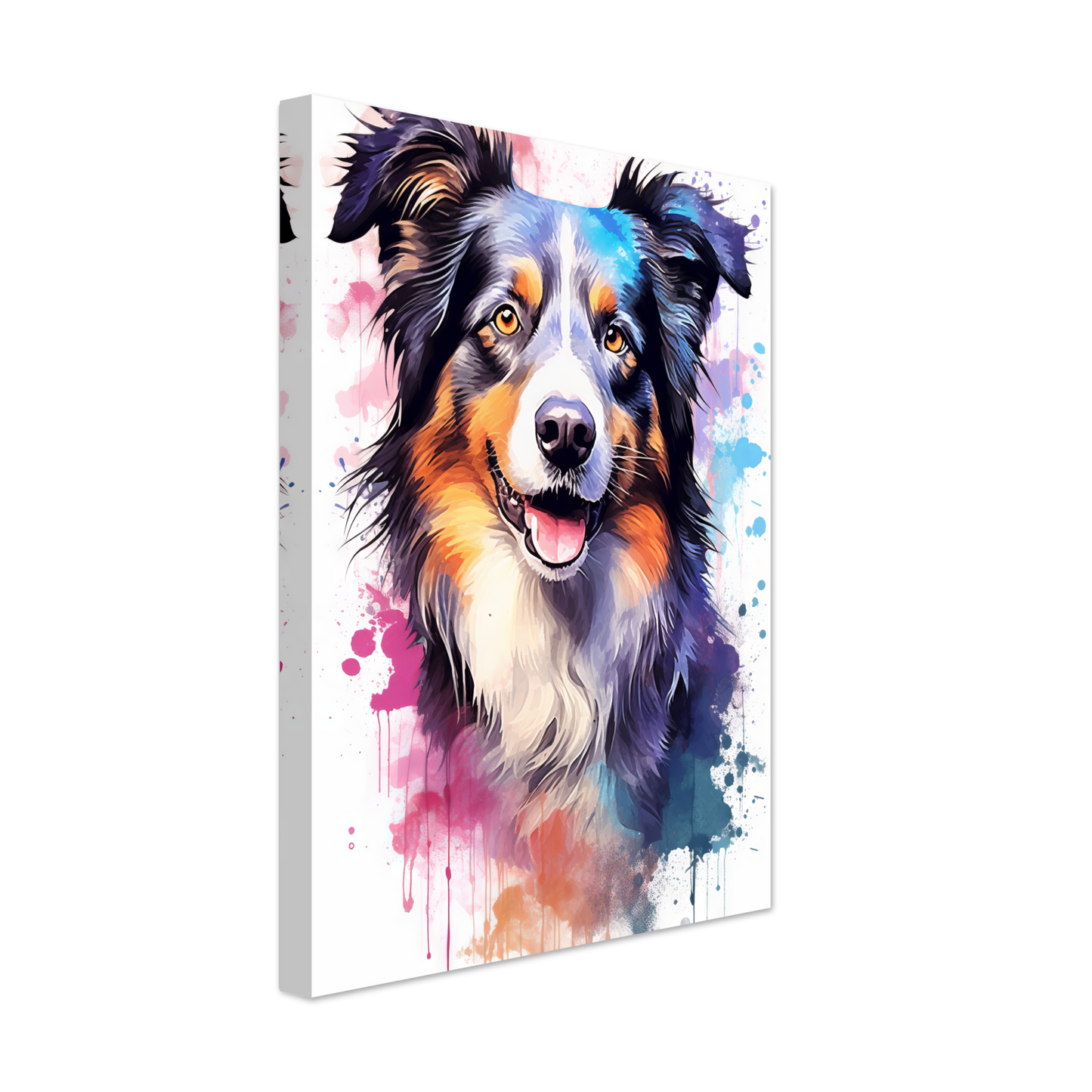 Dog collie pop art (DOG87)