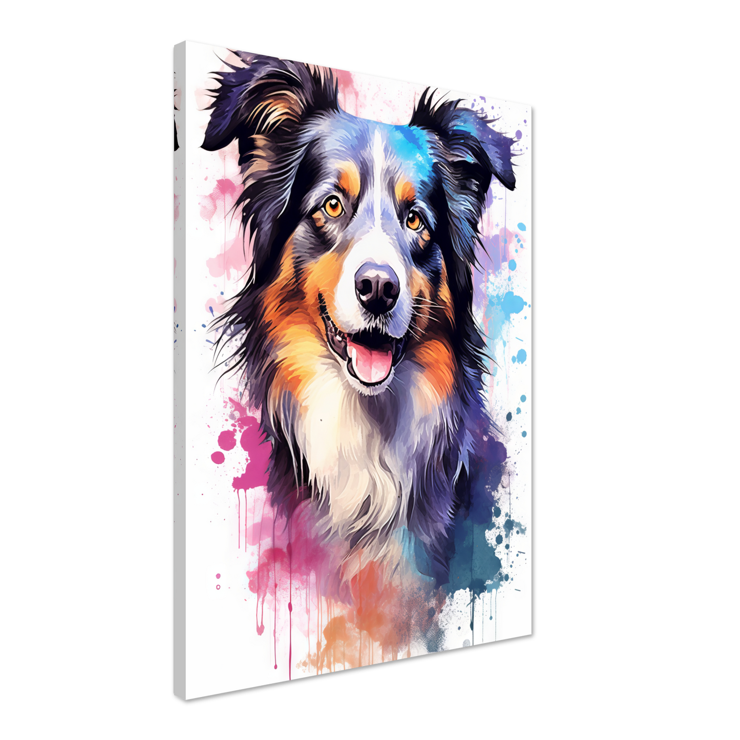 Dog collie pop art (DOG87)