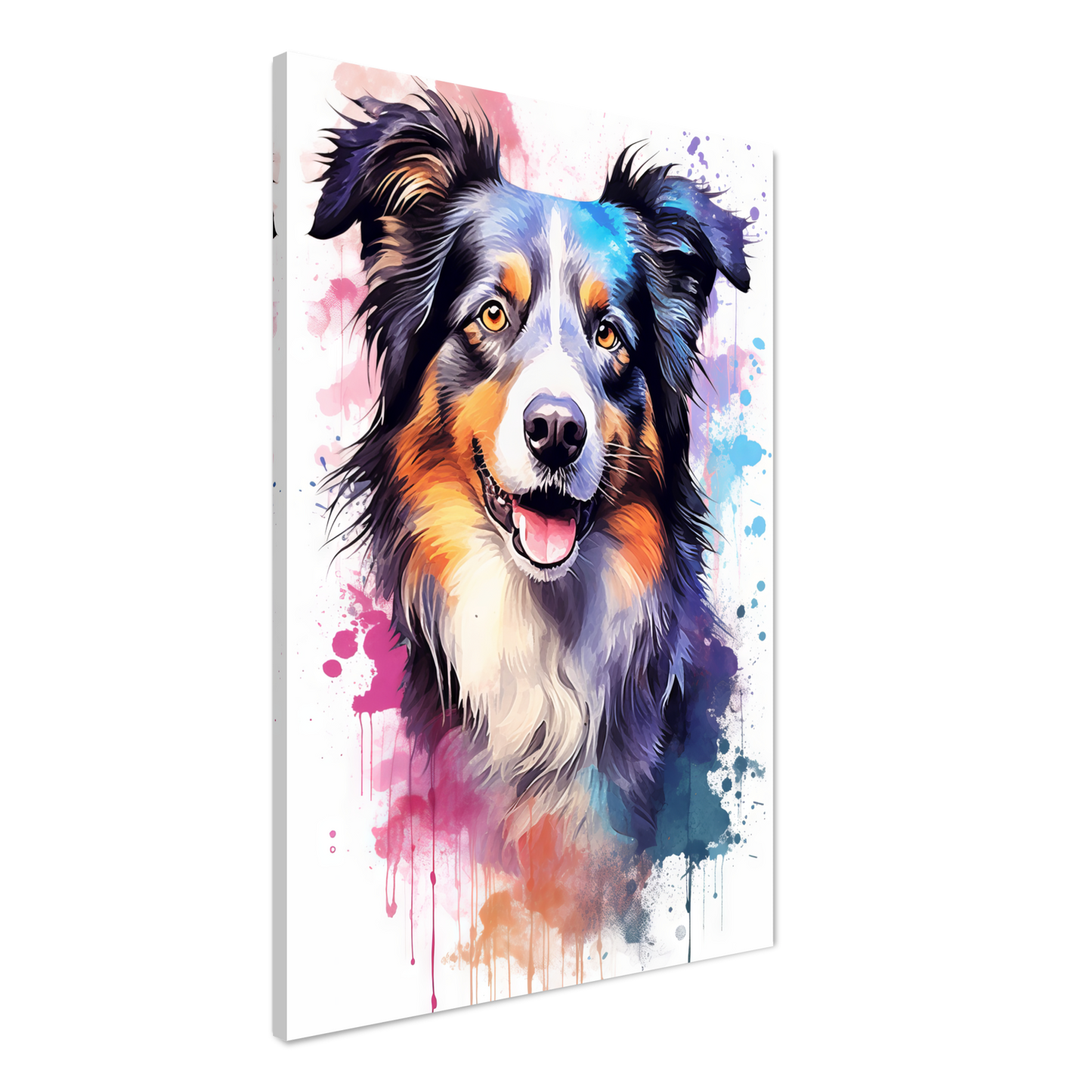 Dog collie pop art (DOG87)