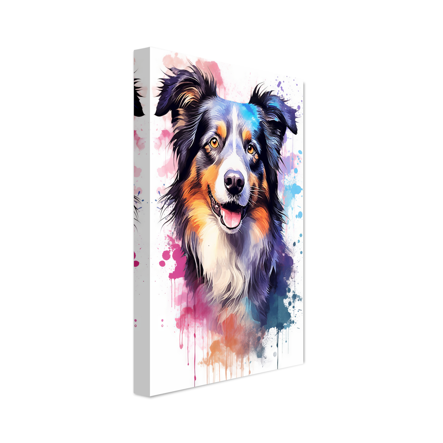 Dog collie pop art (DOG87)