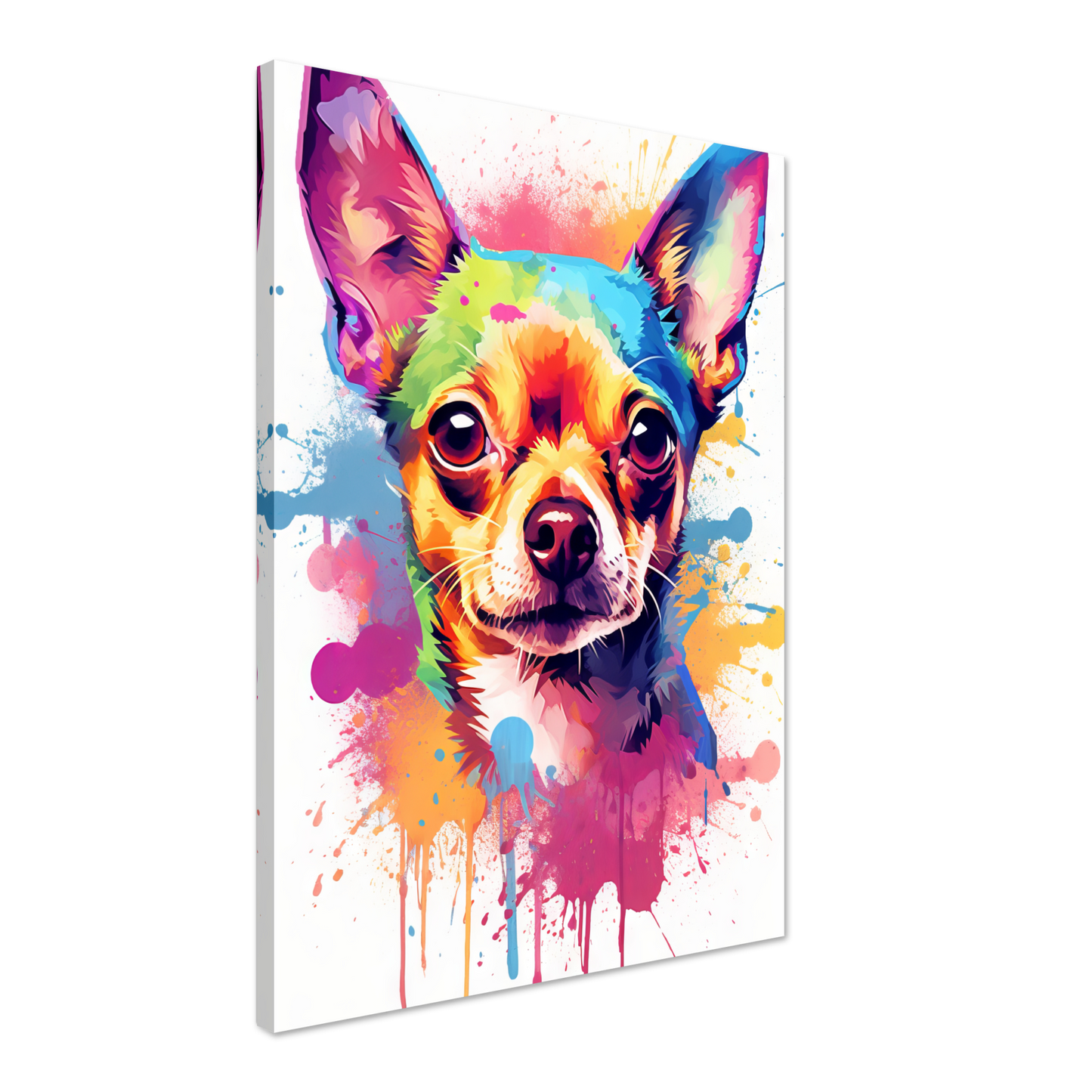 Dog Chihuahua pop art (DOG89)