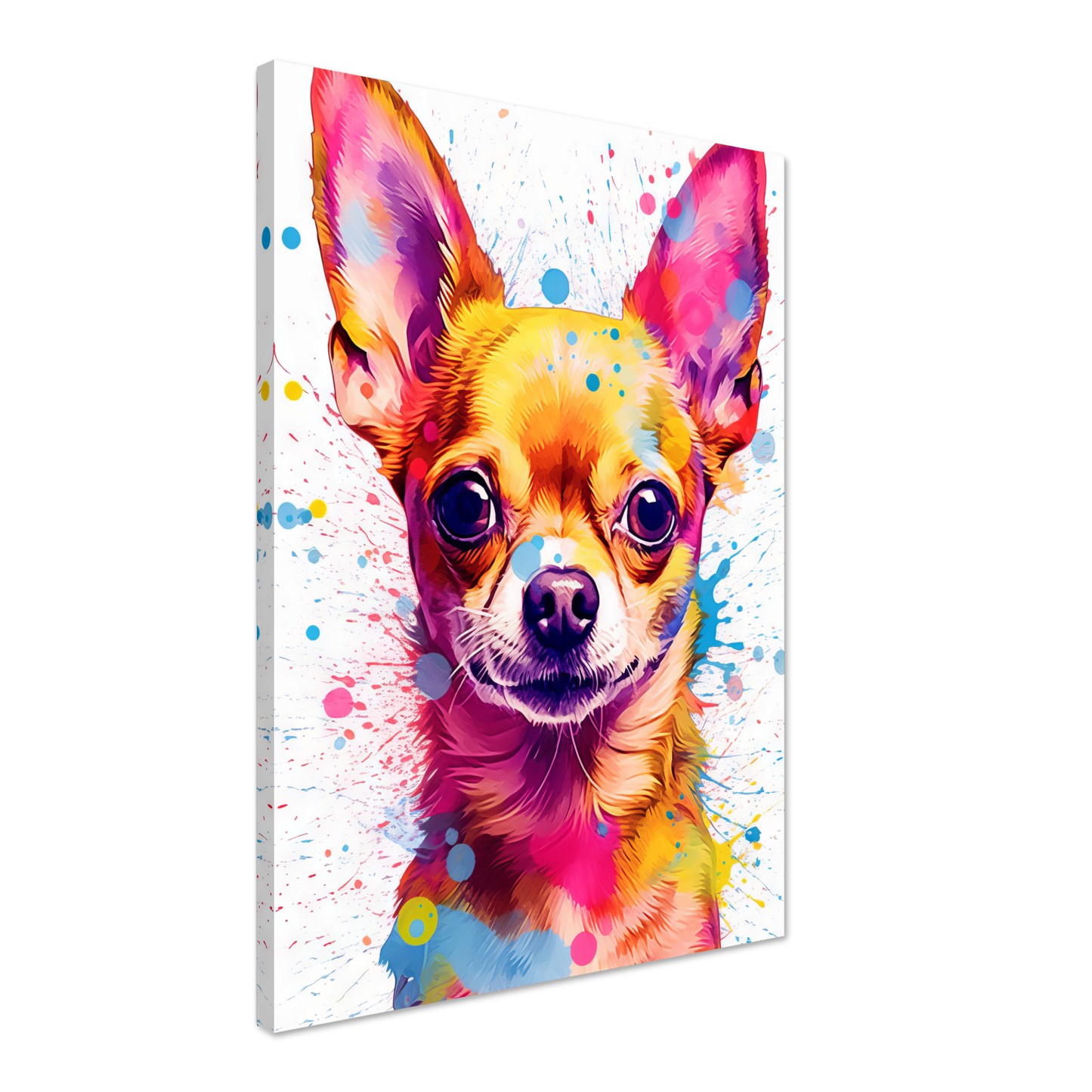 Dog Chihuahua pop art (DOG90)