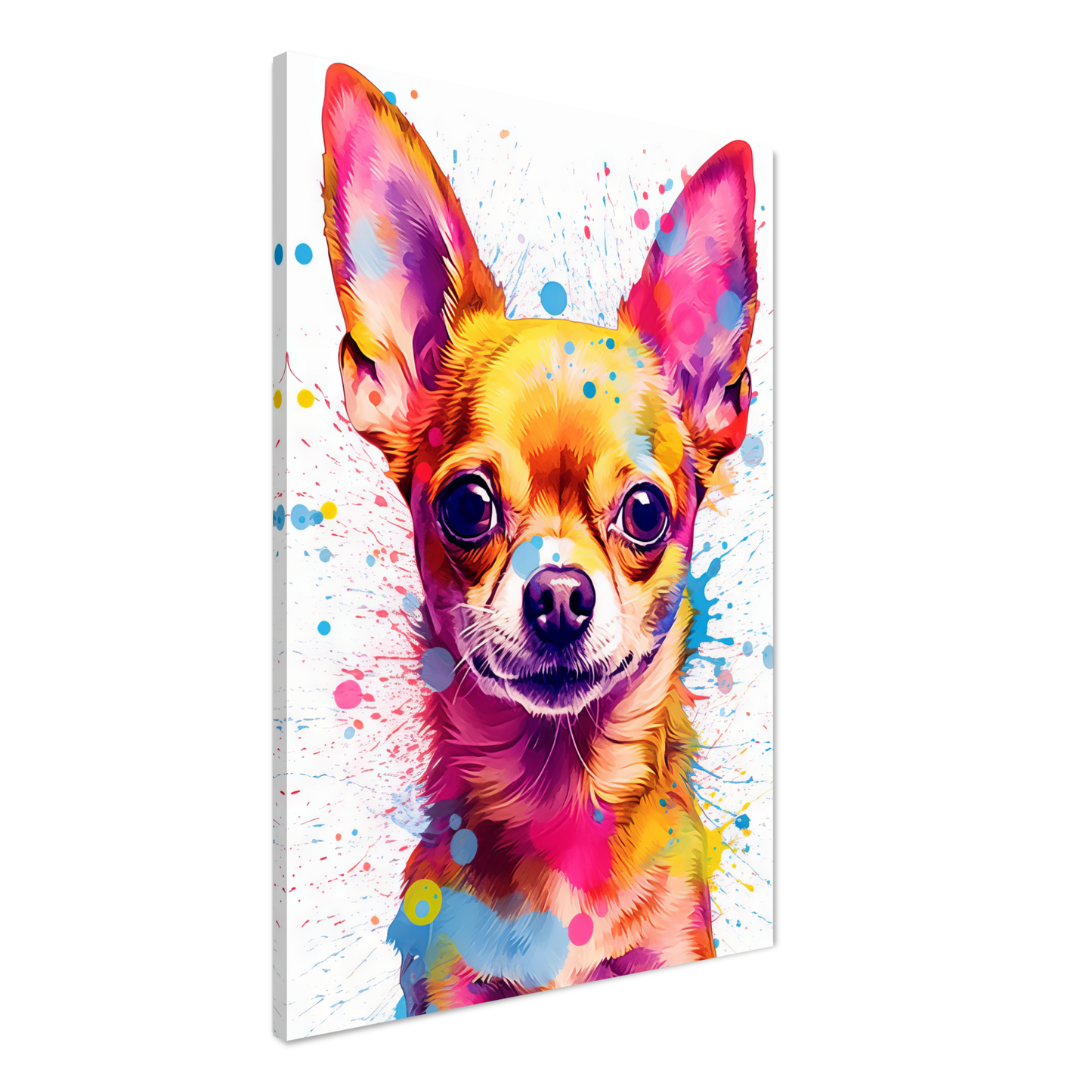 Dog Chihuahua pop art (DOG90)