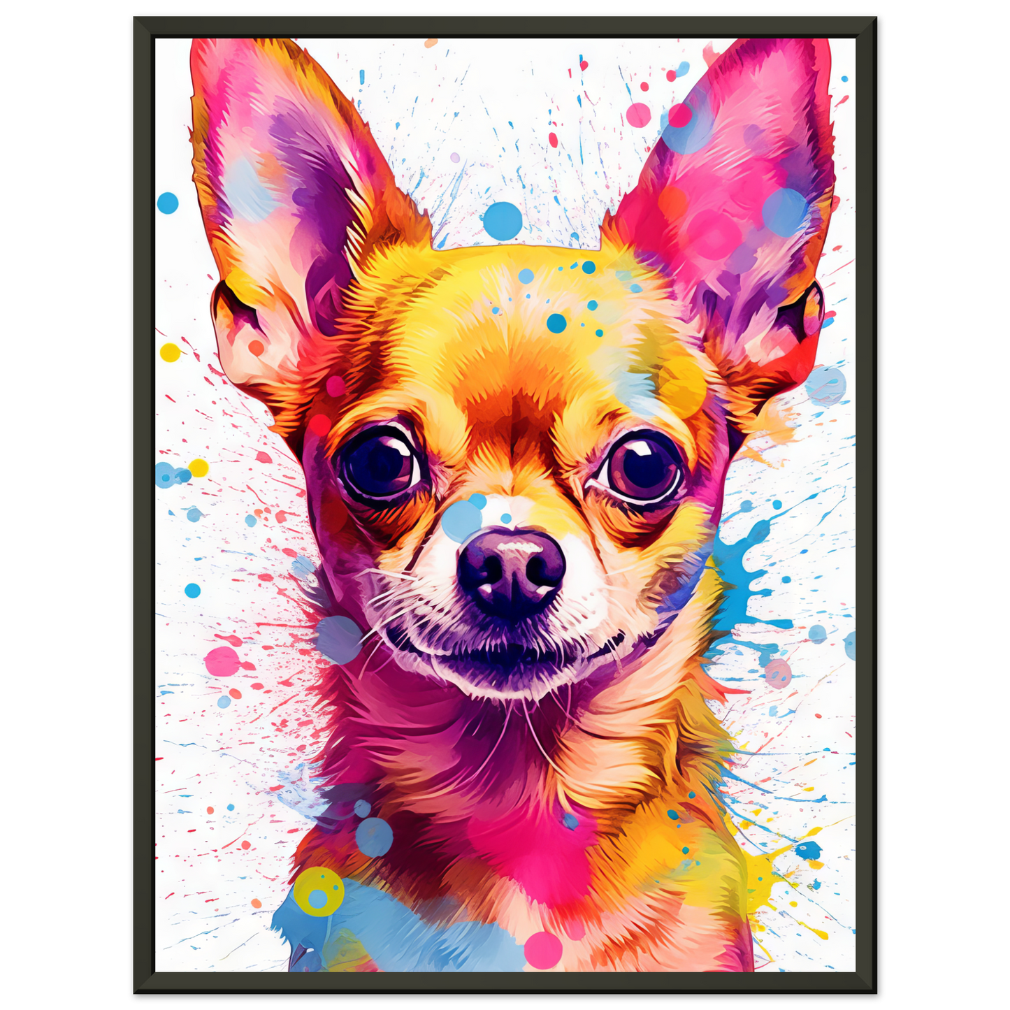 Dog Chihuahua pop art (DOG90)
