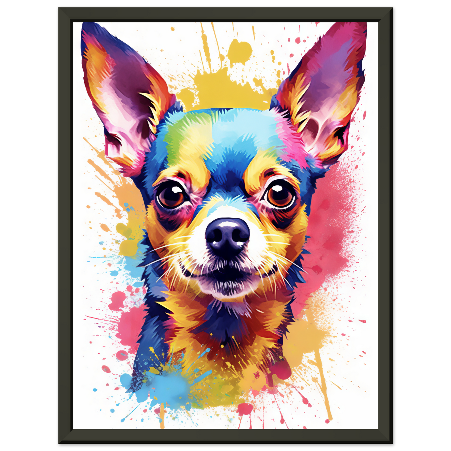 Dog Chihuahua pop art (DOG92)