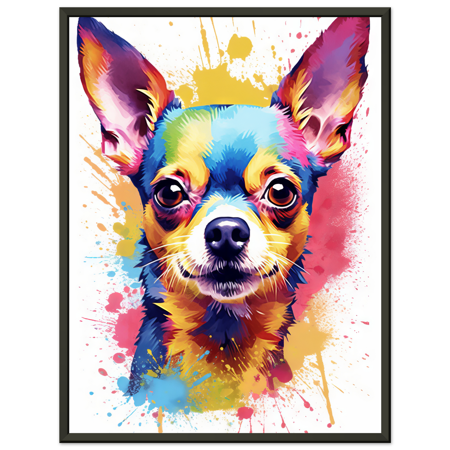 Dog Chihuahua pop art (DOG92)