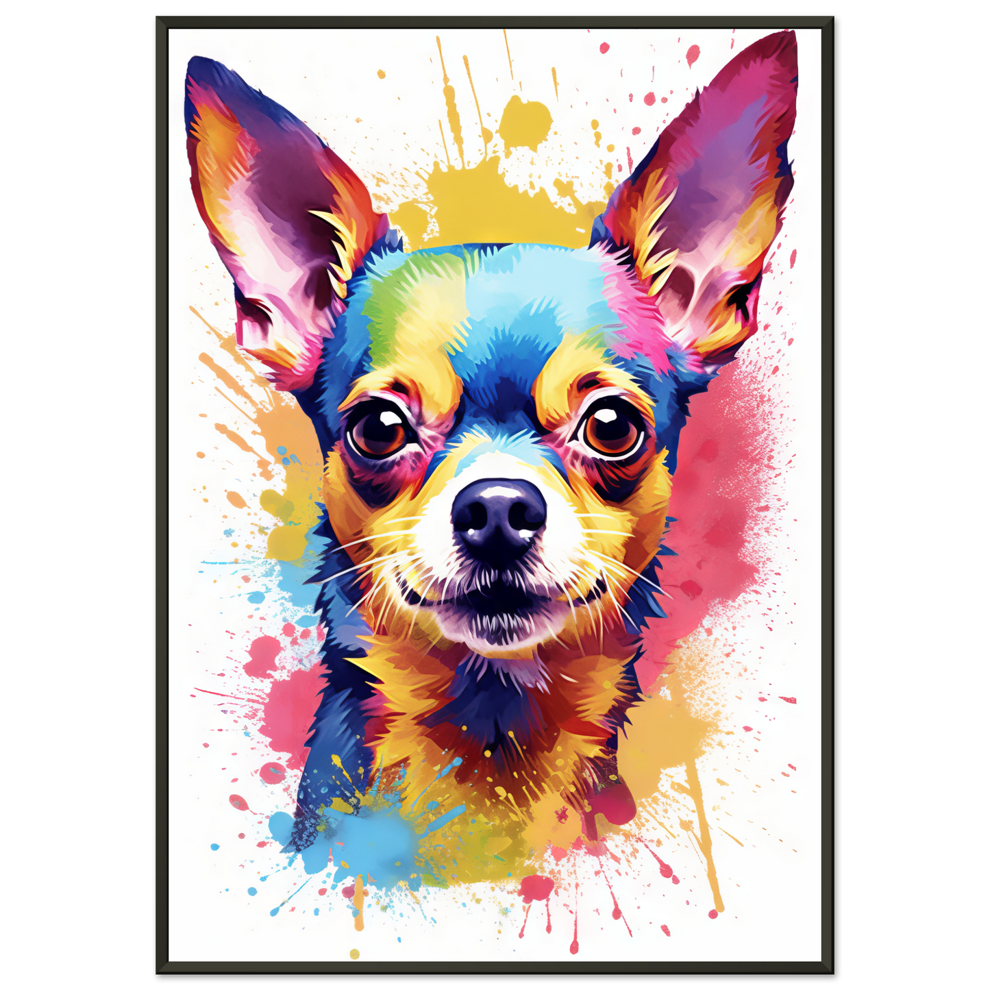 Dog Chihuahua pop art (DOG92)
