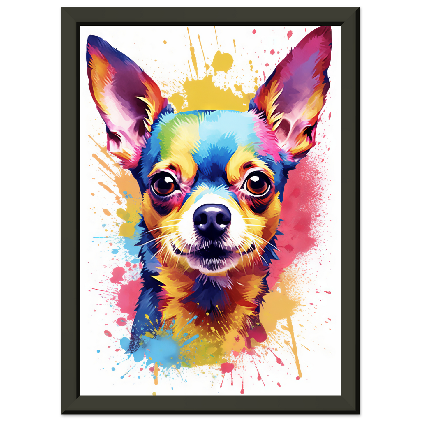 Dog Chihuahua pop art (DOG92)