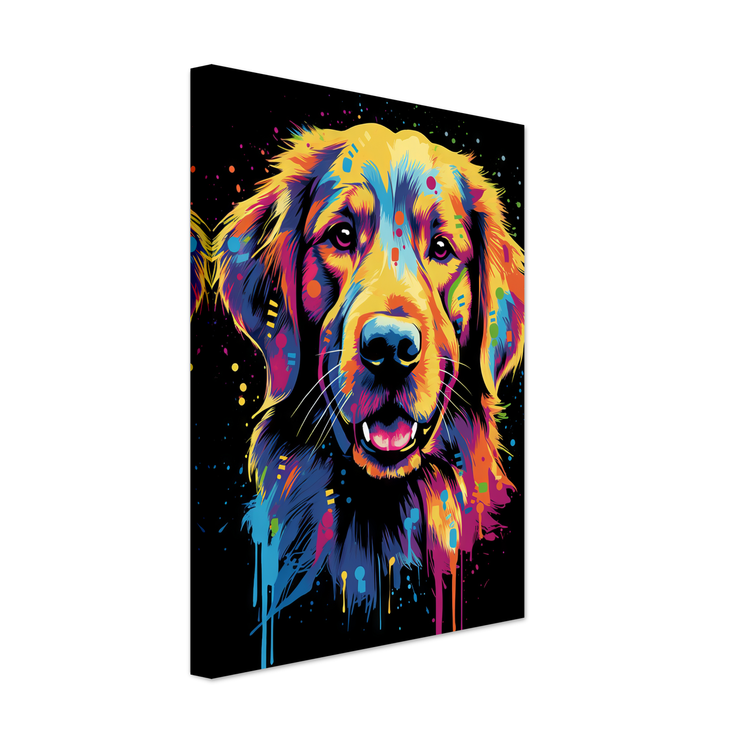 Dog Golden Retriever Pop Art (DOG94)