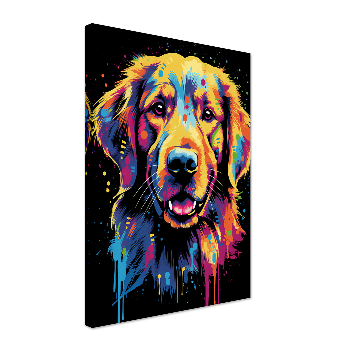 Dog Golden Retriever Pop Art (DOG94)