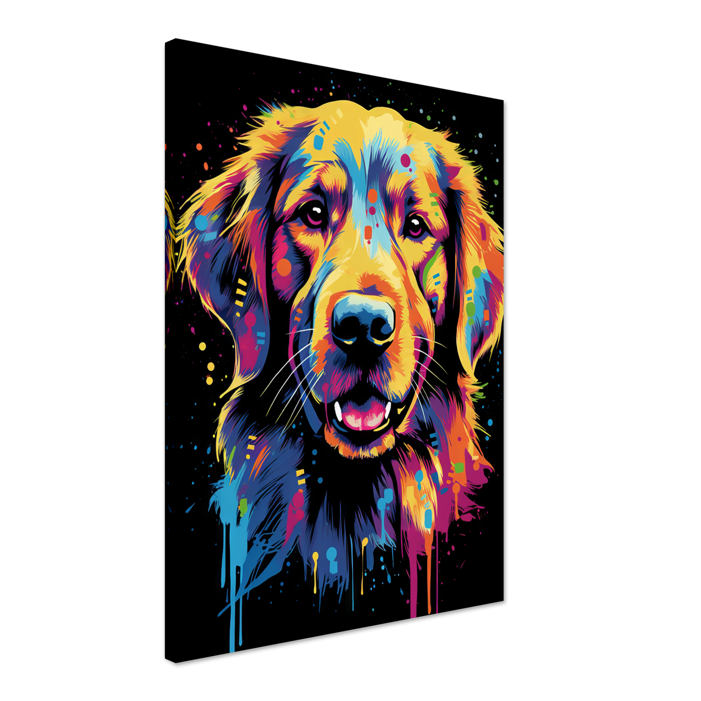 Dog Golden Retriever Pop Art (DOG94)
